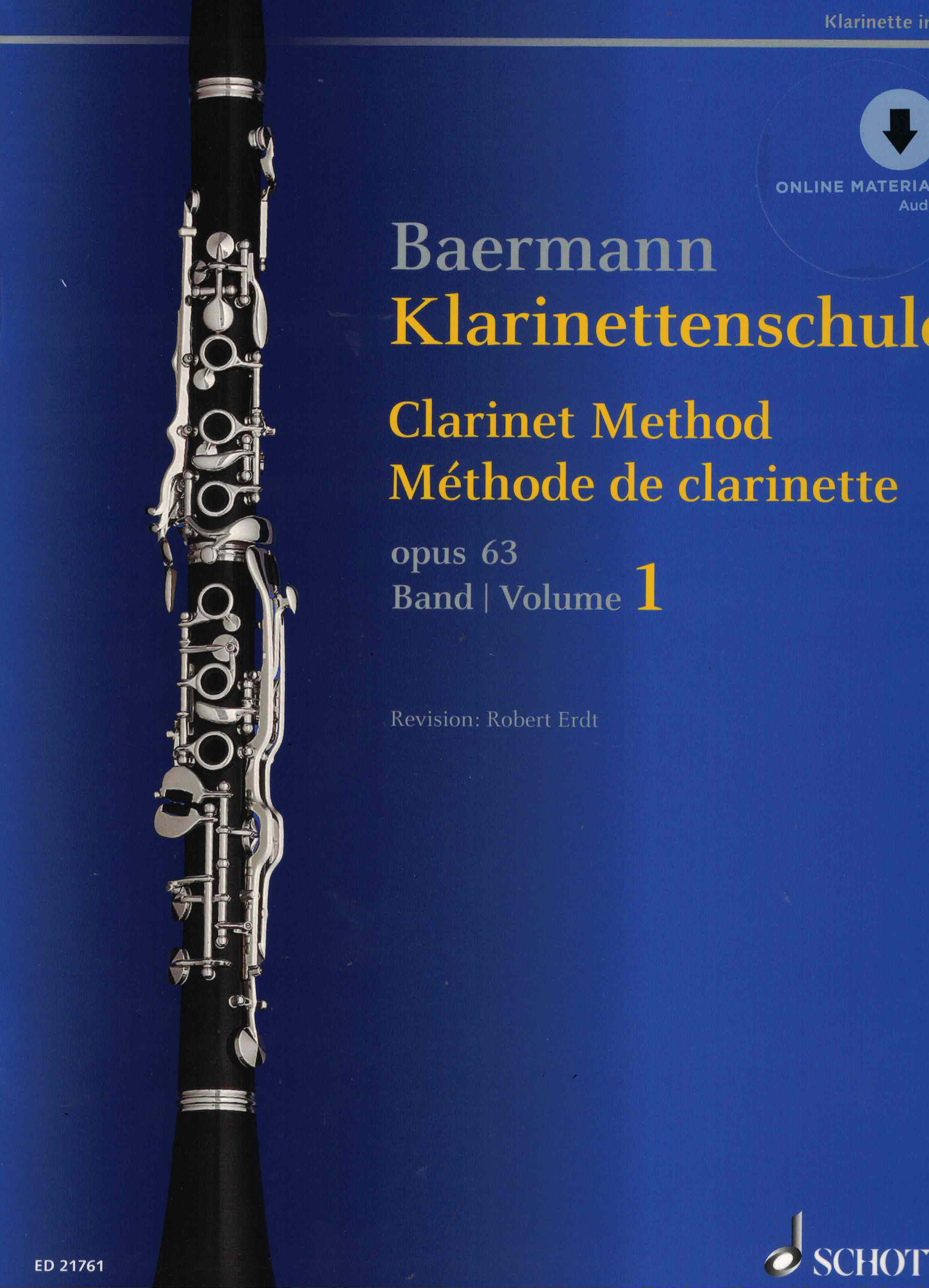 Klarinettenschule op.63 Band 1 - Baermann
