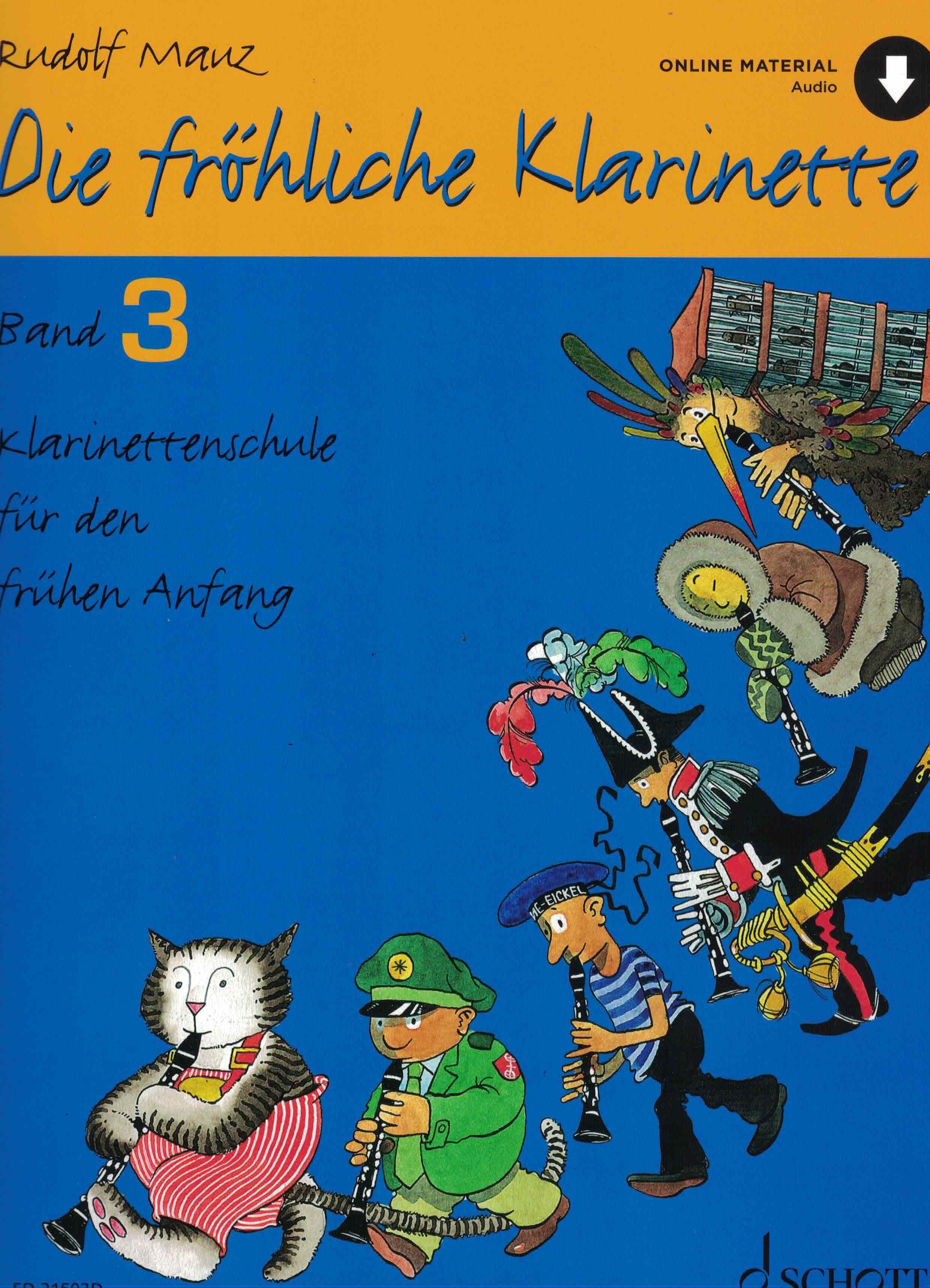 Die fröhliche Klarinette Band 3, Mauz,  Online Download