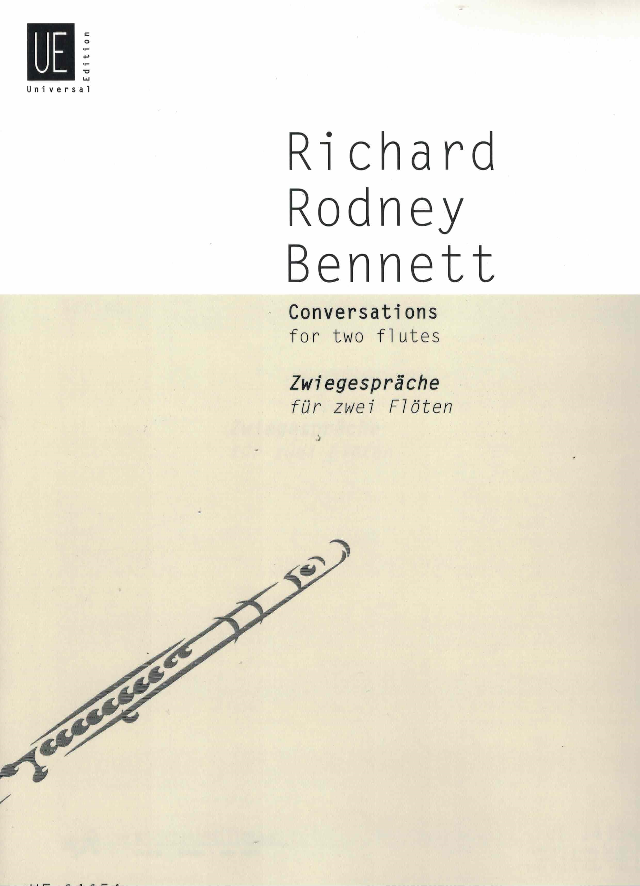 Zwiegespräche - Conversations - Bennett, 2 Querflöten