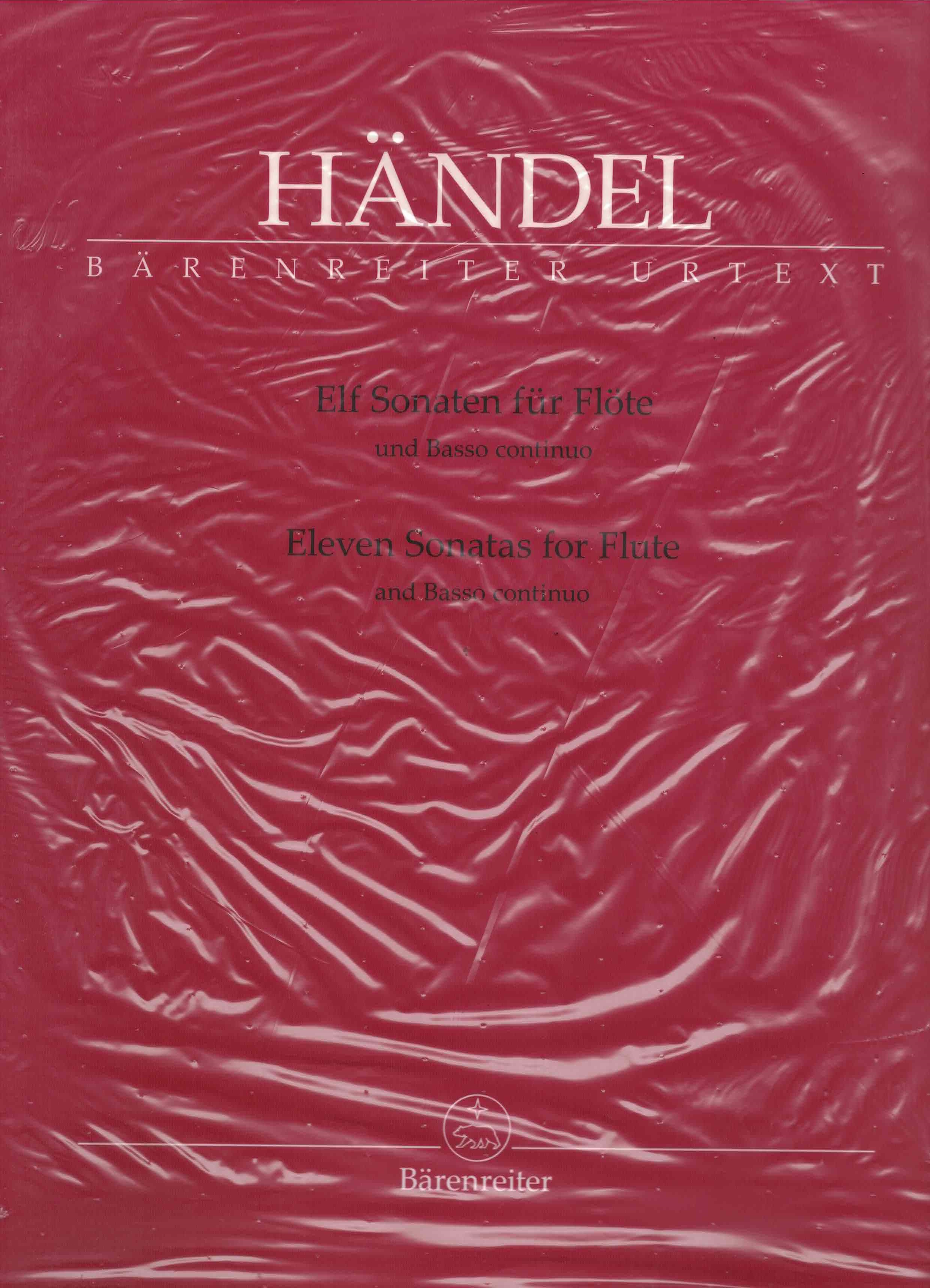 11 Sonaten - Händel, Querflöte/BC