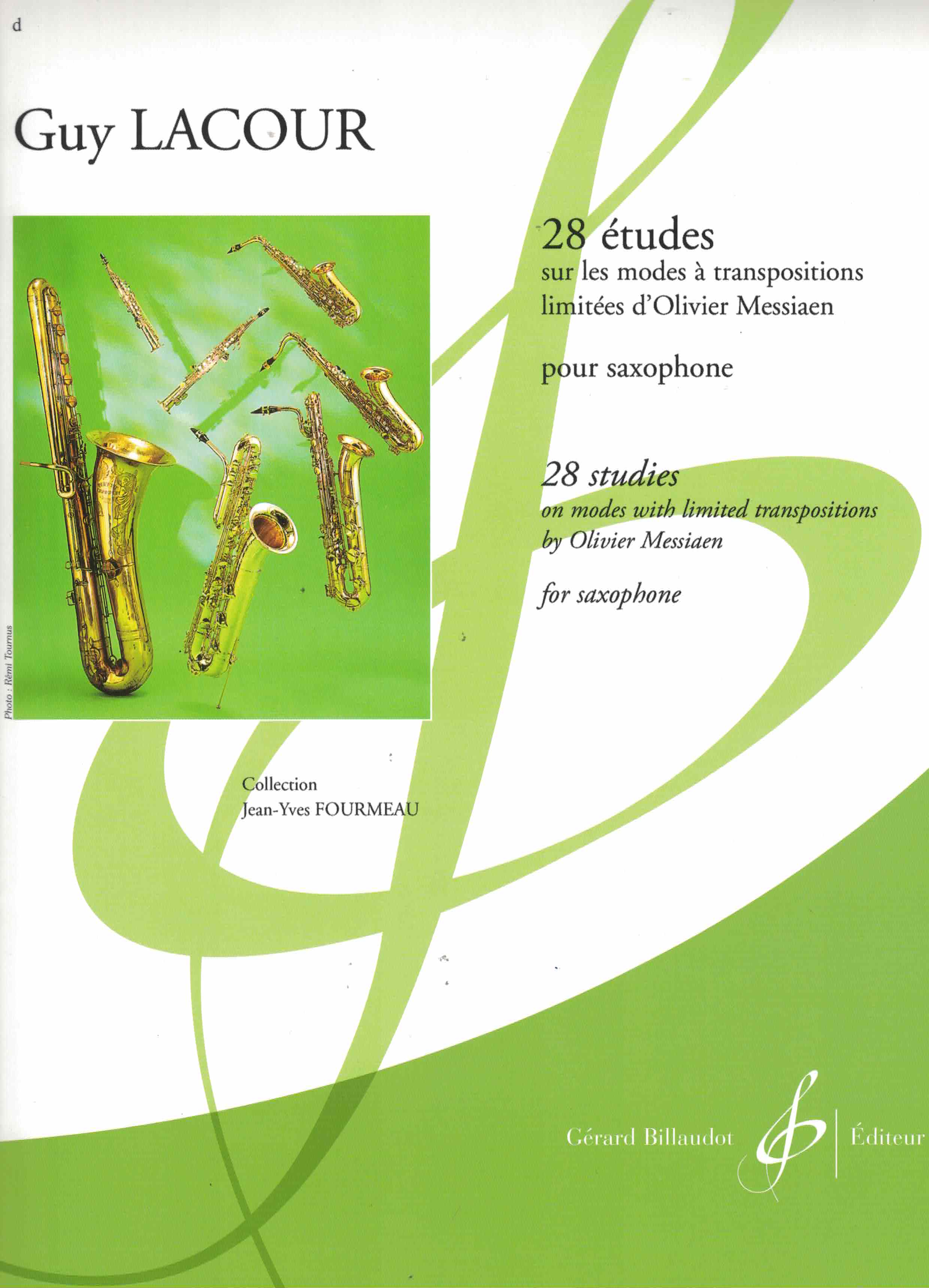 28 Etudes (Messiaen) - Lacour, Saxophon