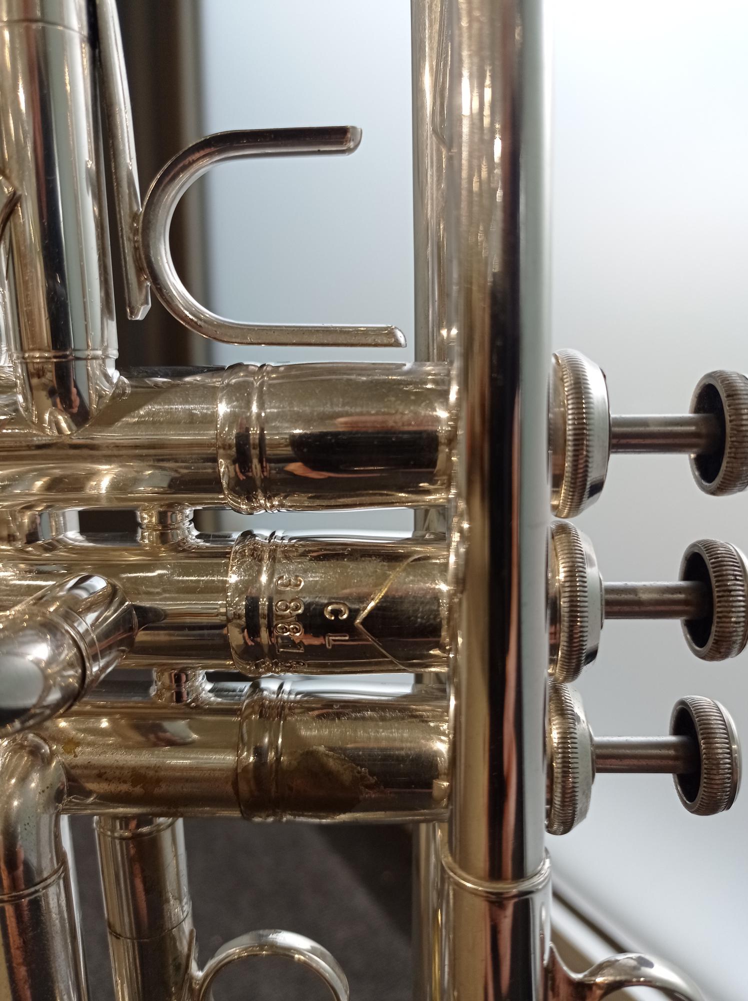 C Trompete V. Bach Mod. 229 versilbert gebr.