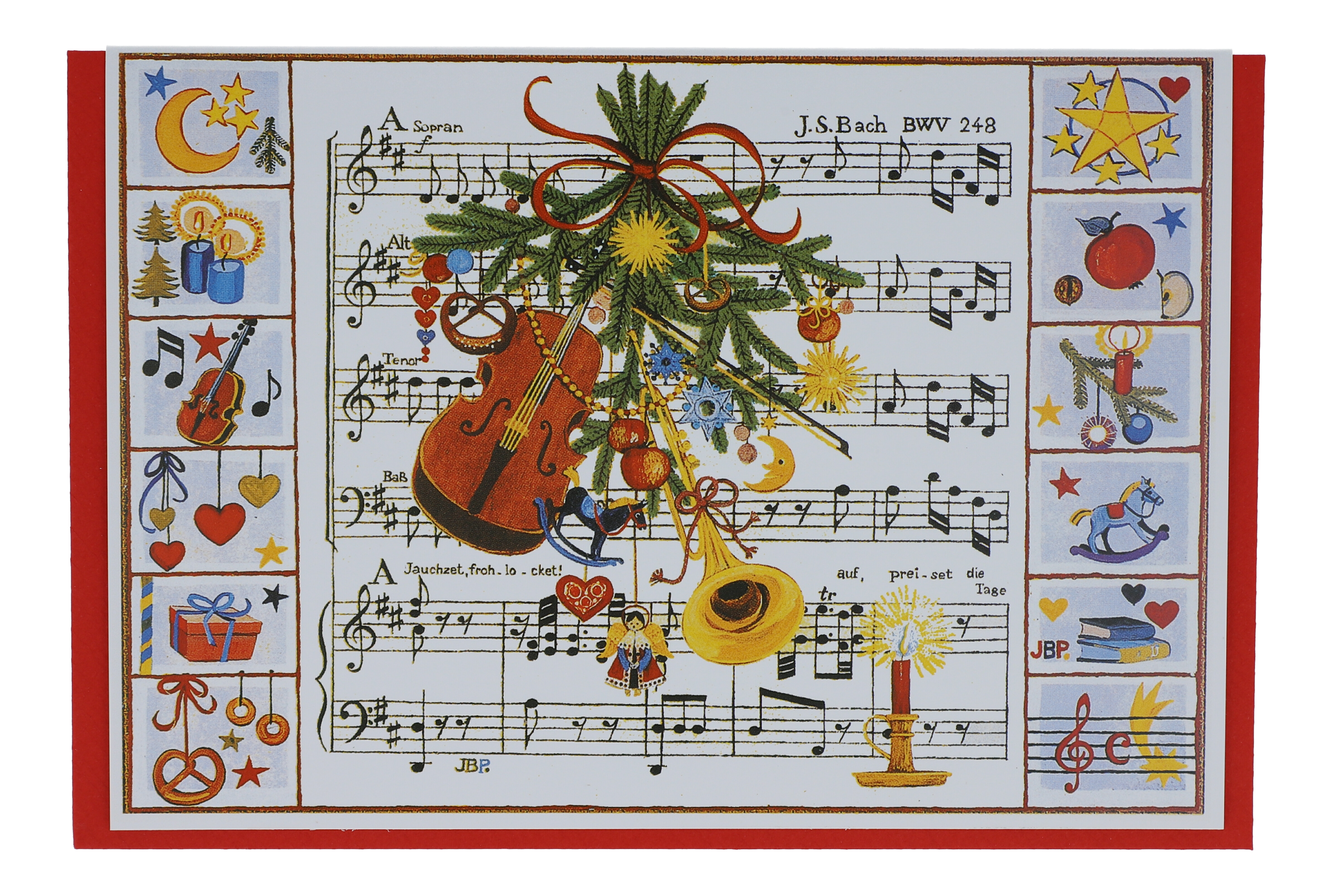 Doppelkarte - Weihnachtsoratorium; J.S.Bach