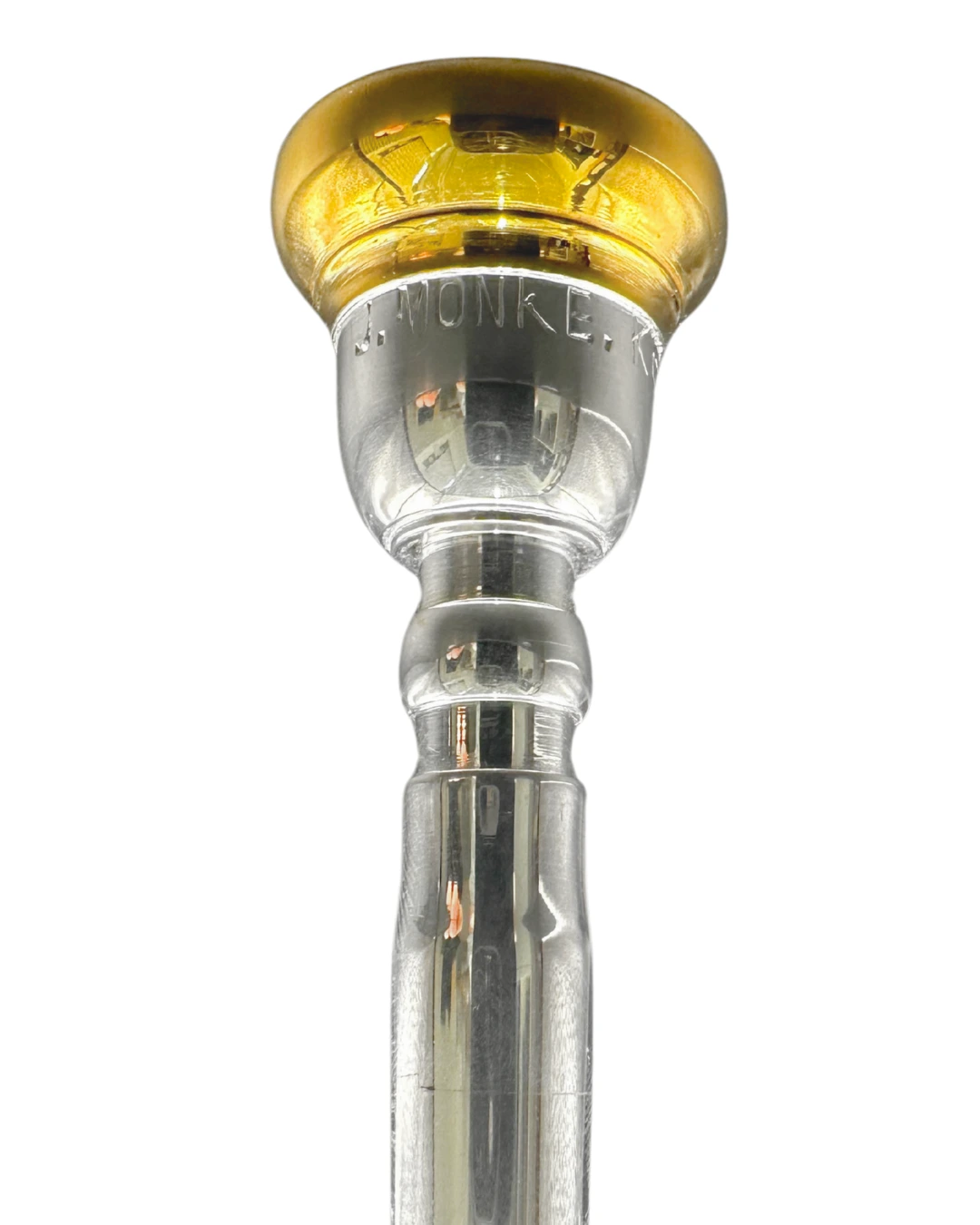 Trompetenmundstück Monke GH2 silber/gold 16,8