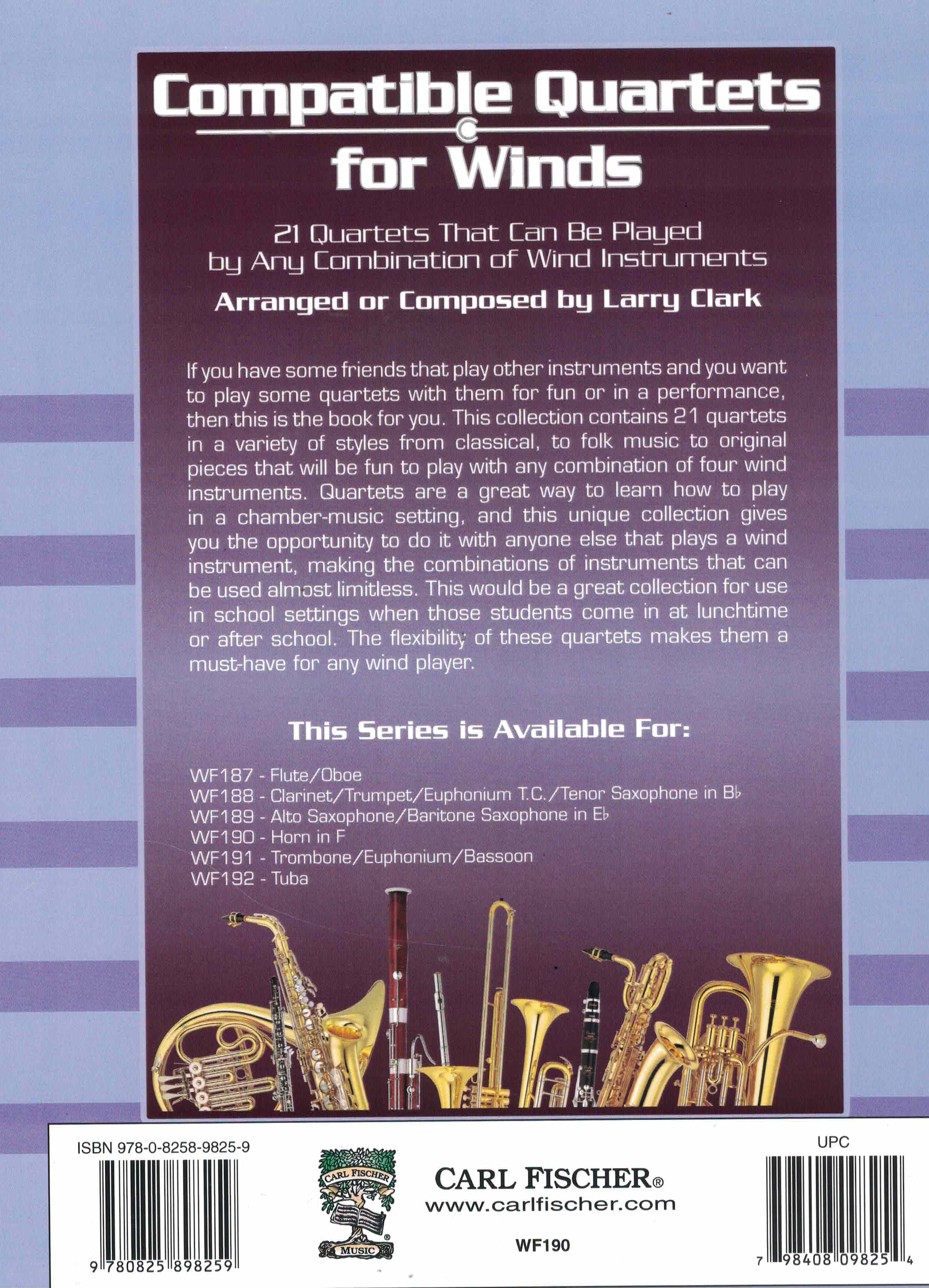 Compatible Quartets for Winds, Clark, Horn