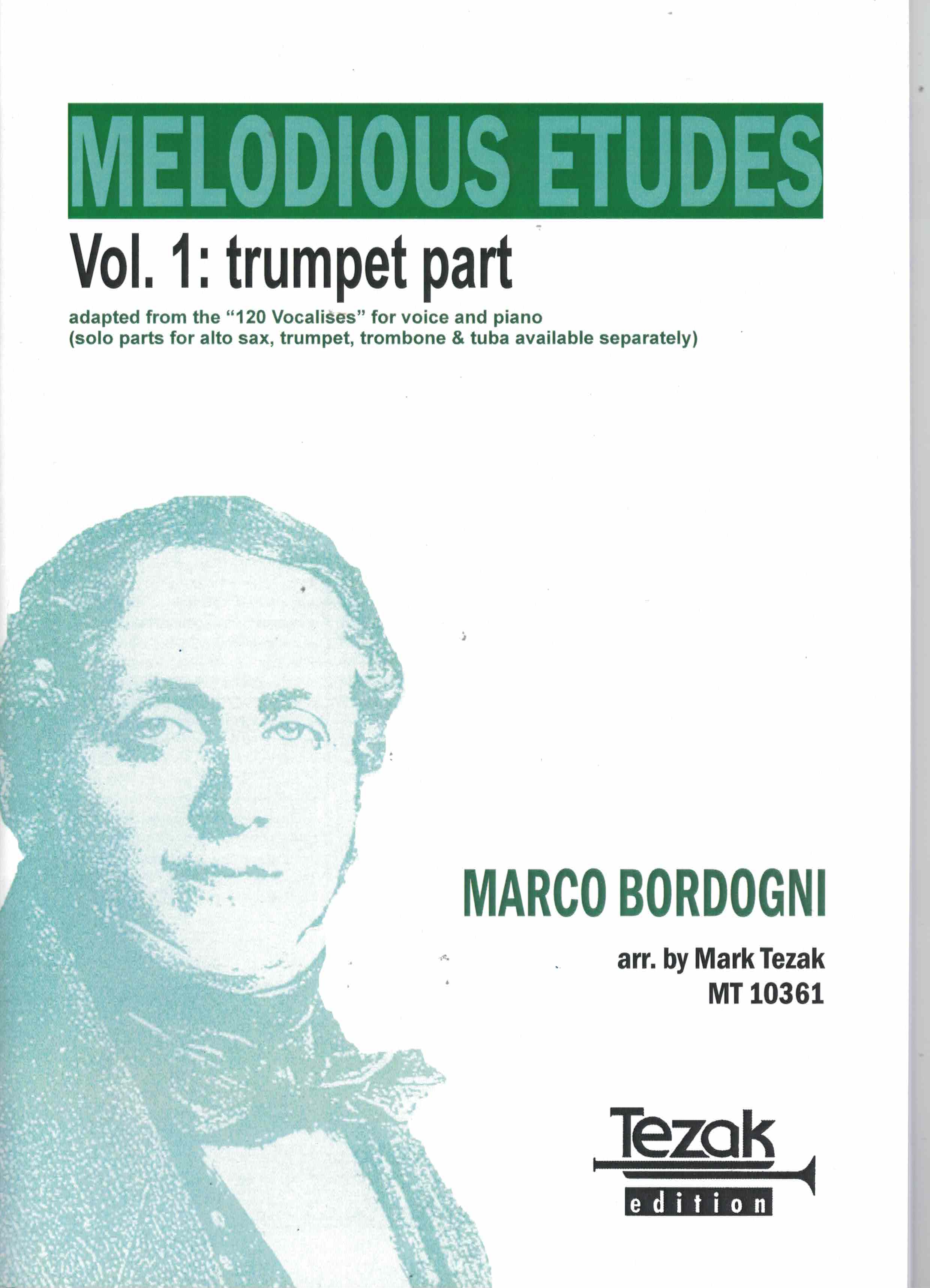 Melodious Etudes for Trumpet - Bordogni, Trompete