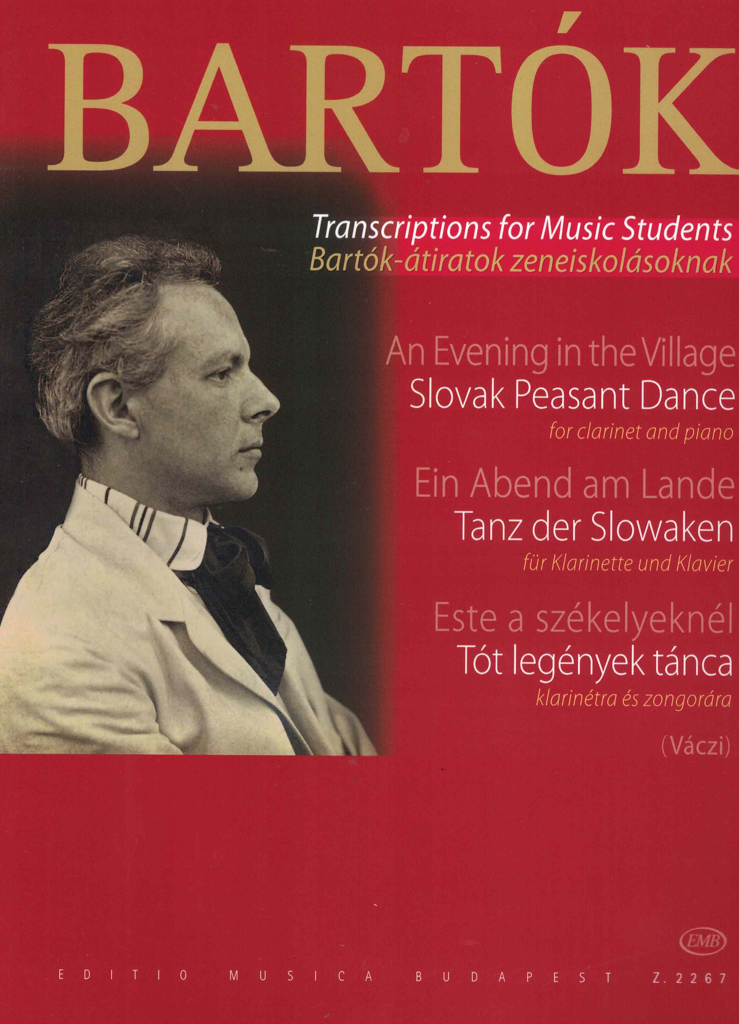 Ein Abend am Lande - Bartok, Klarinette/Klavier