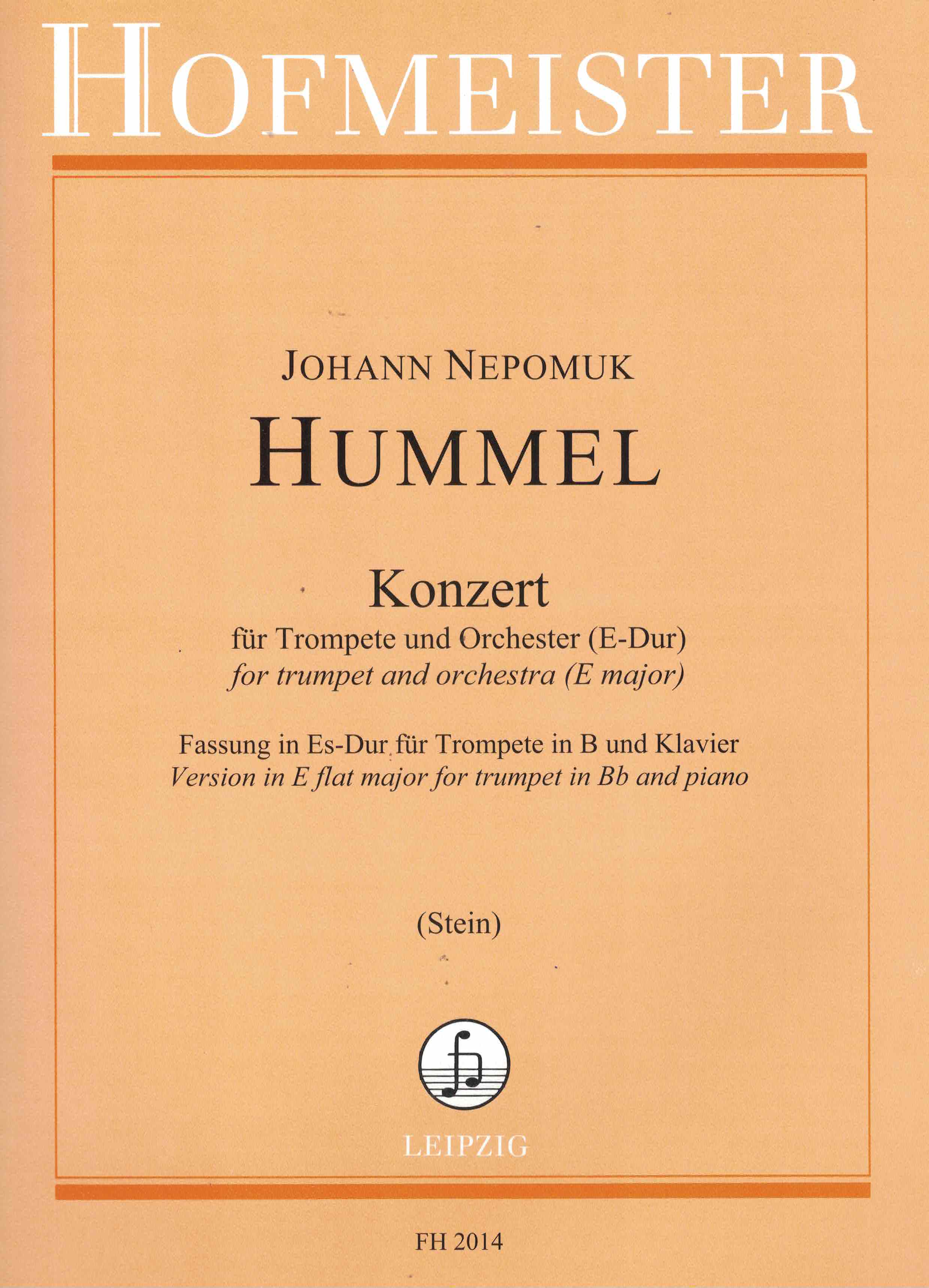 Konzert Es-Dur - Hummel, Trompete/Klavier