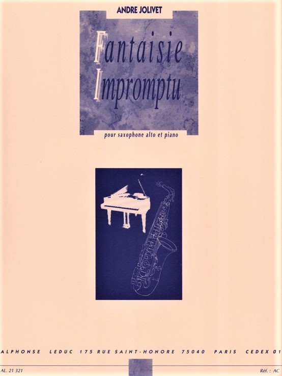 Fantasie Impromptu - Jolivet, Altsaxophon/Klavier
