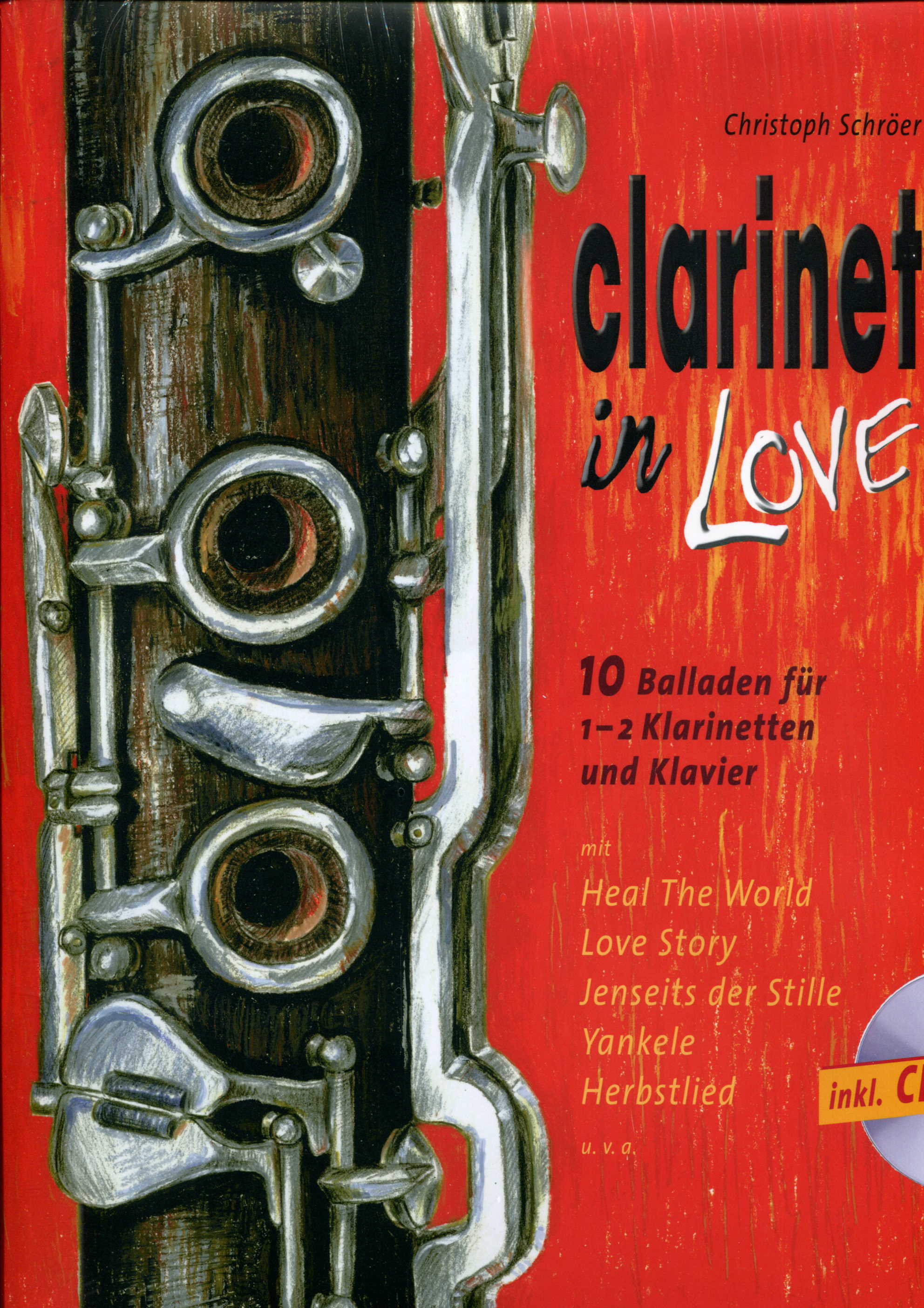 Clarinet in Love - 10 Balladen für 1-2 Klarinetten undf Klavier CD