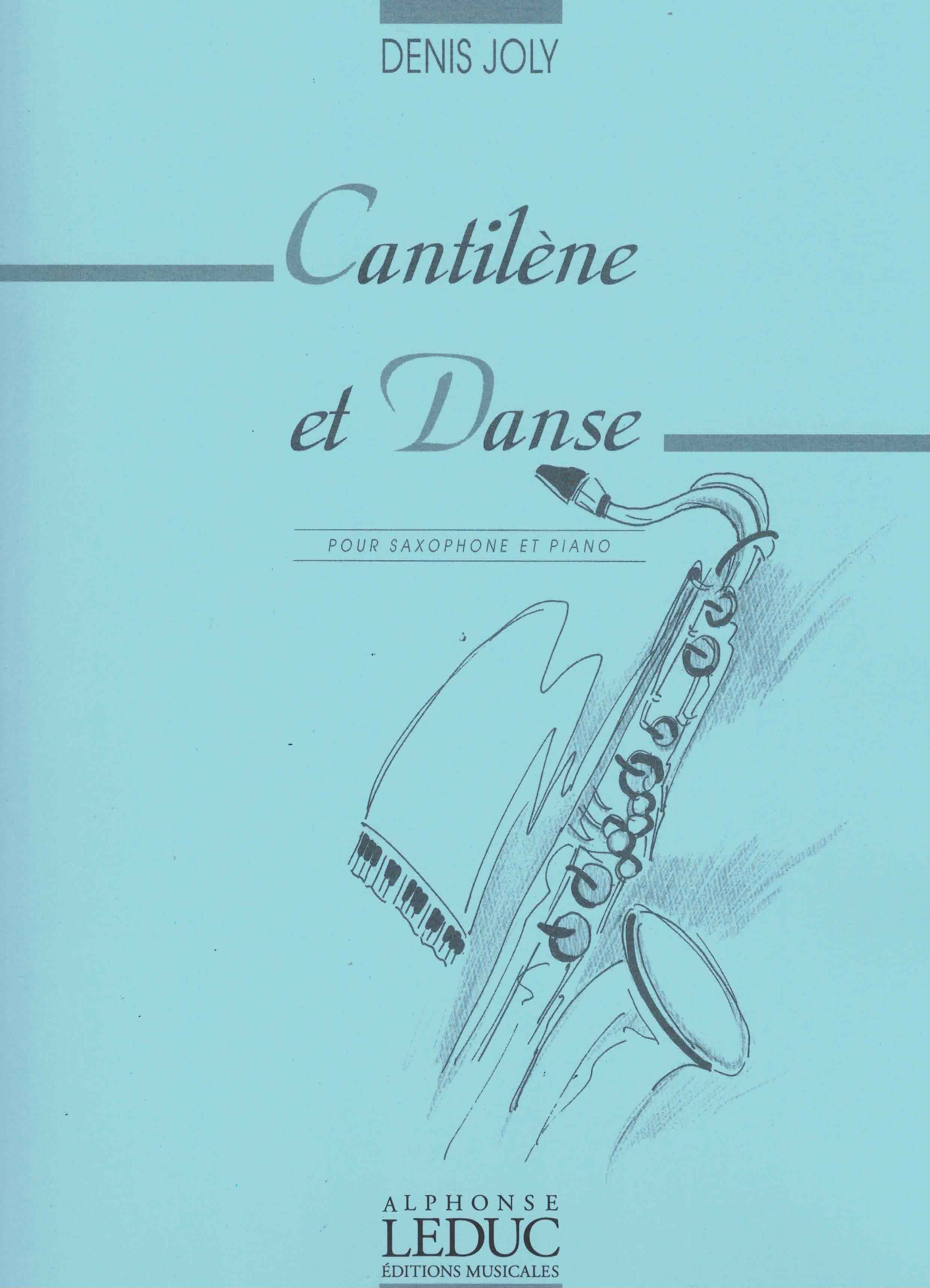 Cantilene et Danse - Joly, Altsaxophon