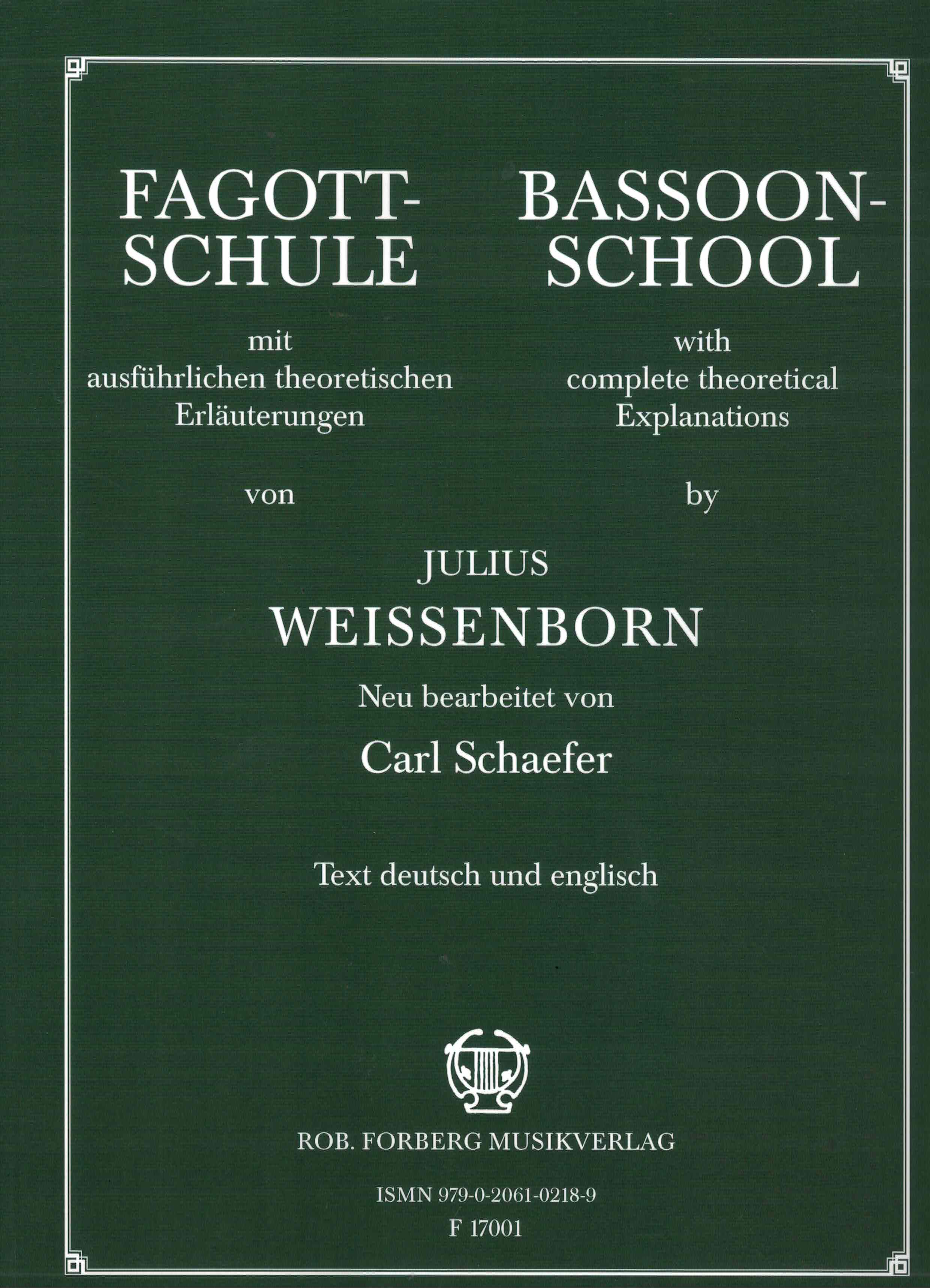 Fagottschule - Weissenborn