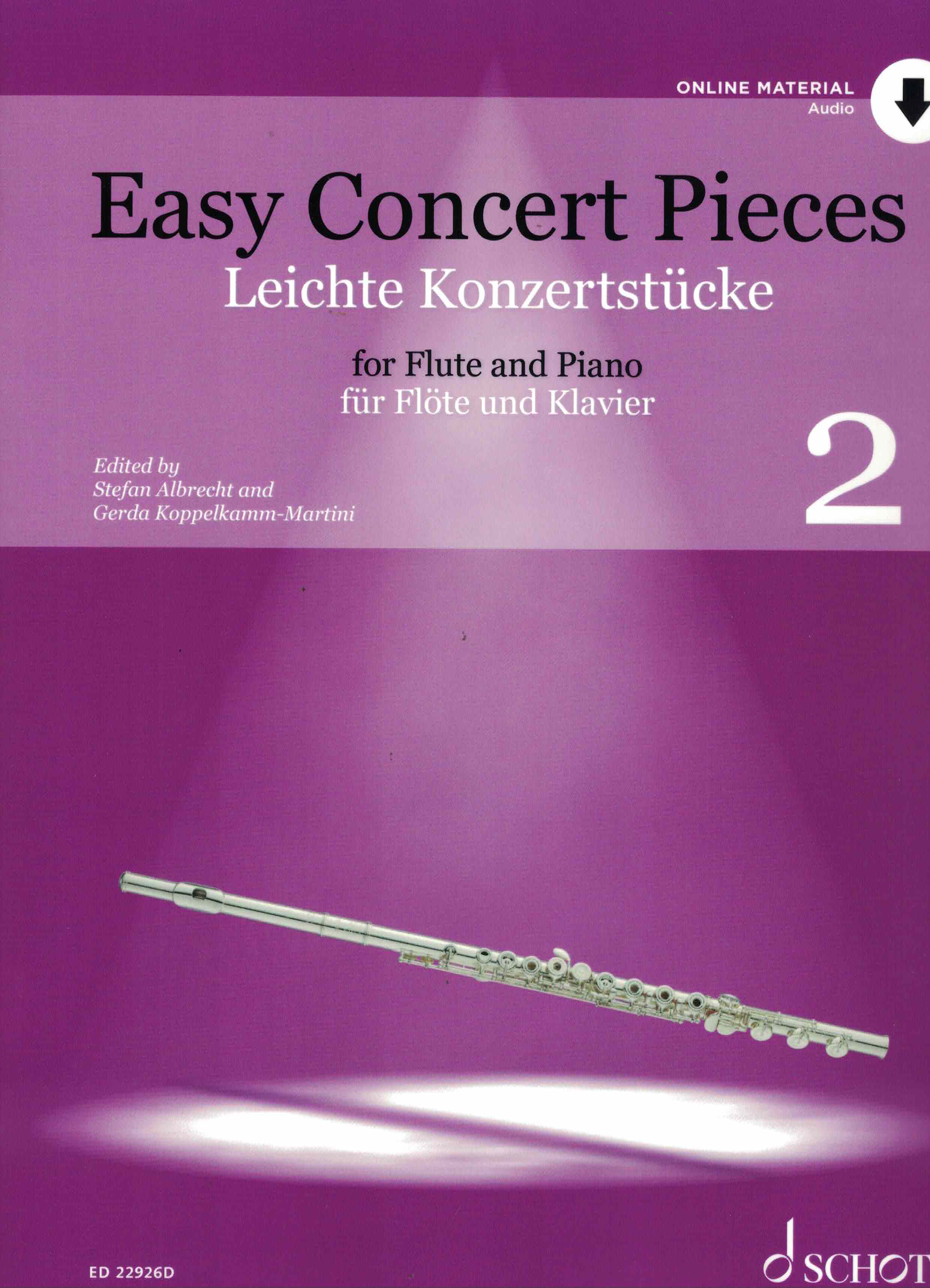 Easy Concert Pieces 2, Querflöte Klav