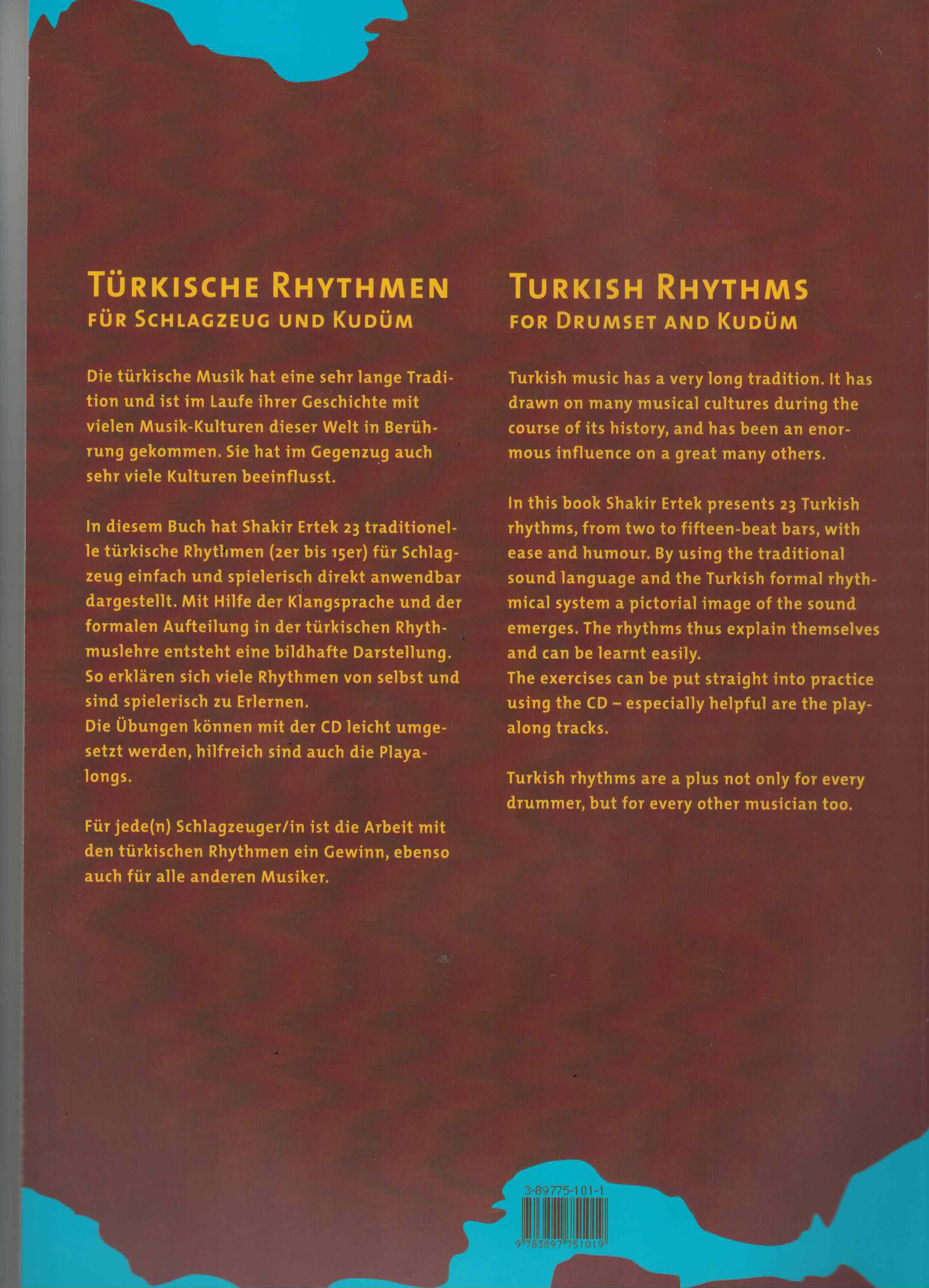 Turkish Rhythms - Türkische Rhythmen - Ertek, Schlagzeug CD