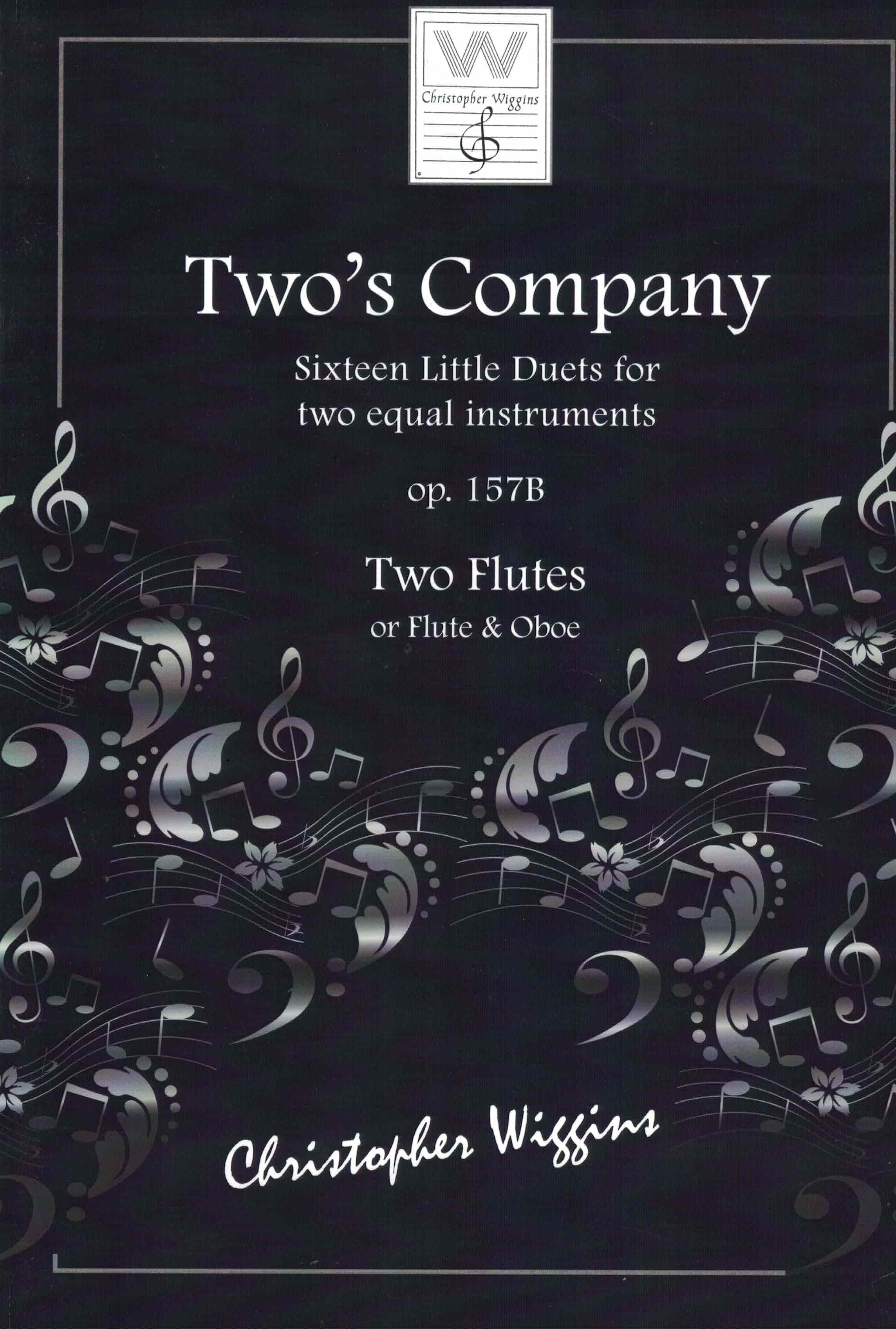 Two´s Company, op 157b - Christopher Wiggins, 2 Flöte