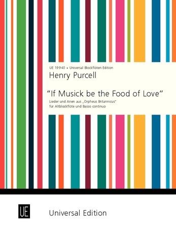 If Musick be the food of love - Purcell, Altblockflöte