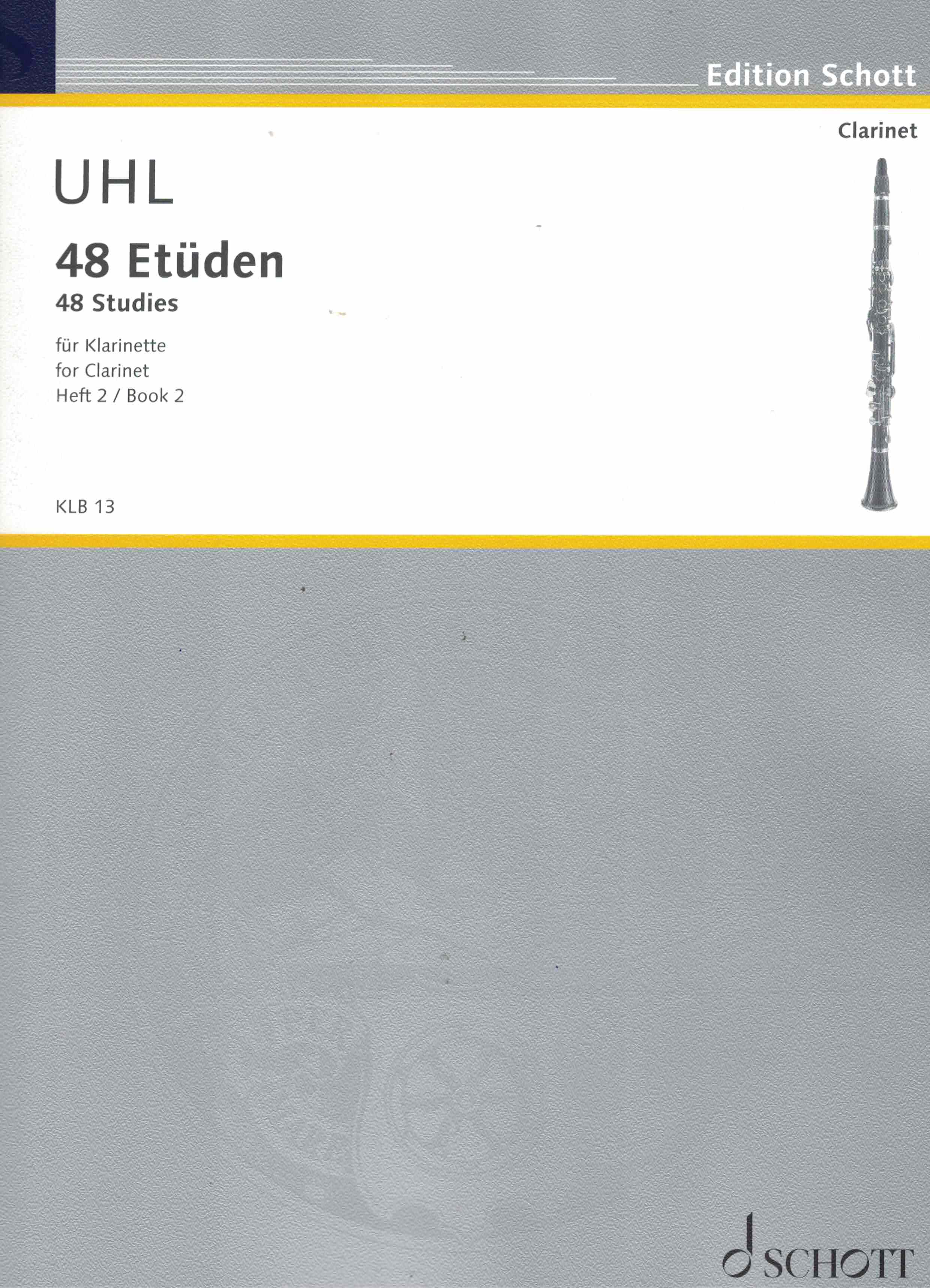 48 Etüden 2 - Uhl, Klarinette