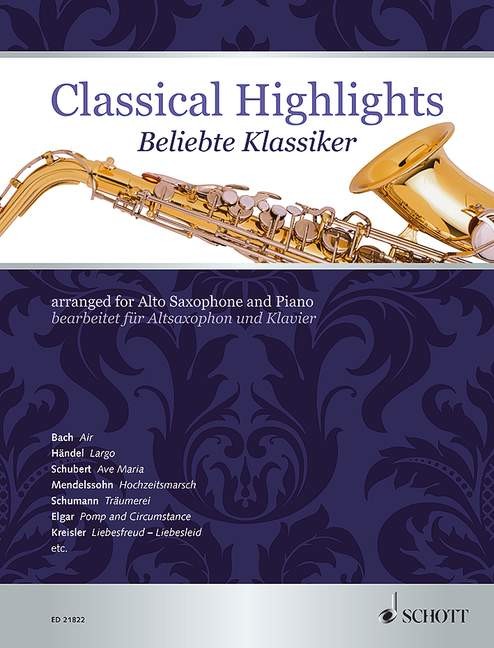 Classical Highlights - Altsaxophon/Klavier