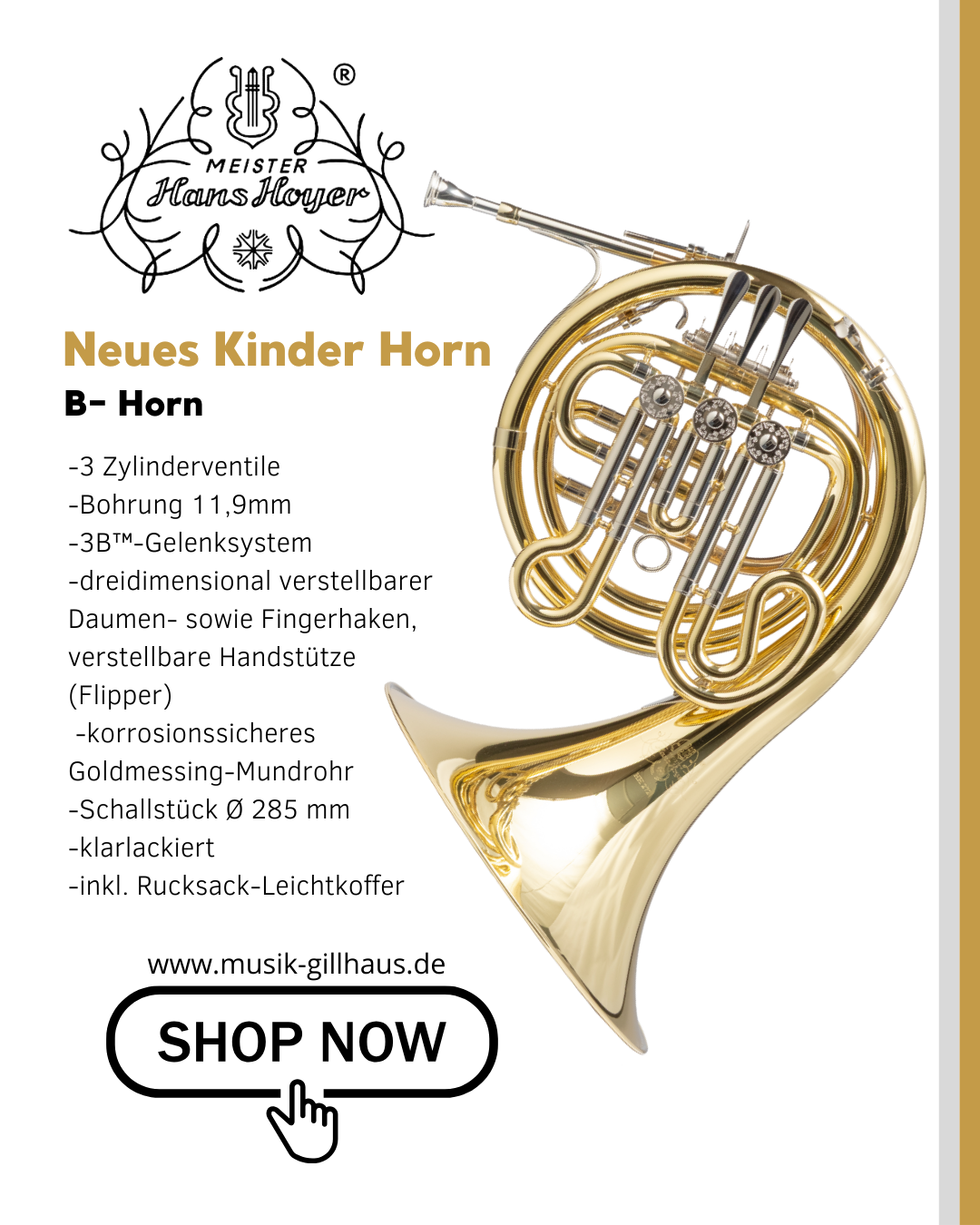 B Kinderhorn Hans Hoyer Mod. 272