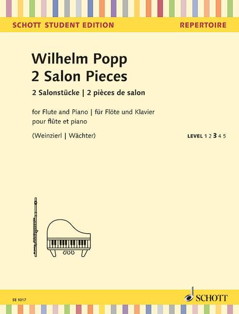 2 Salon Pieces - Popp, Querflöte/Klavier