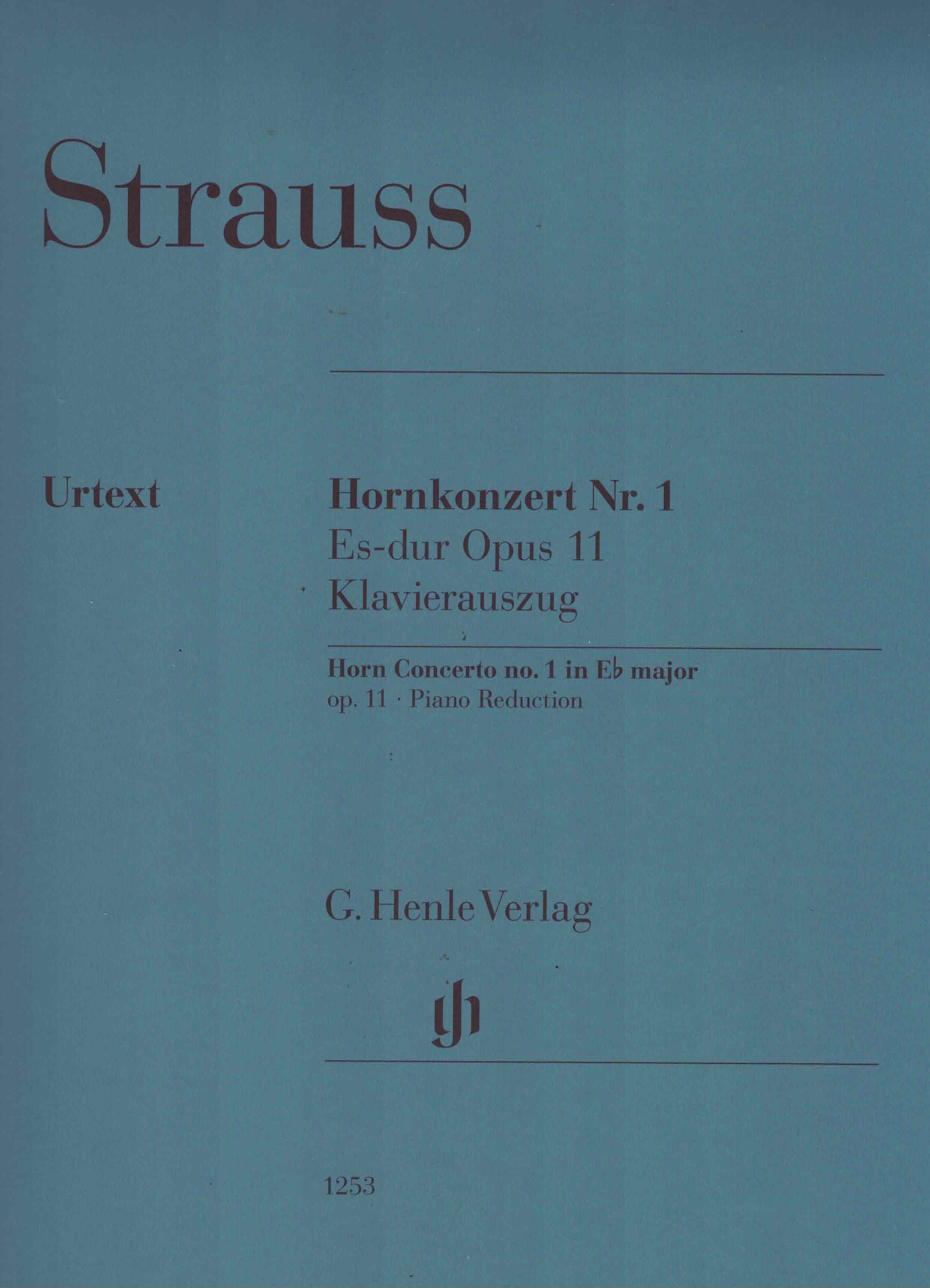 Horn Concerto No.1 in E flat major Op. 11 - Richard Strauss, Horn/Klavier
