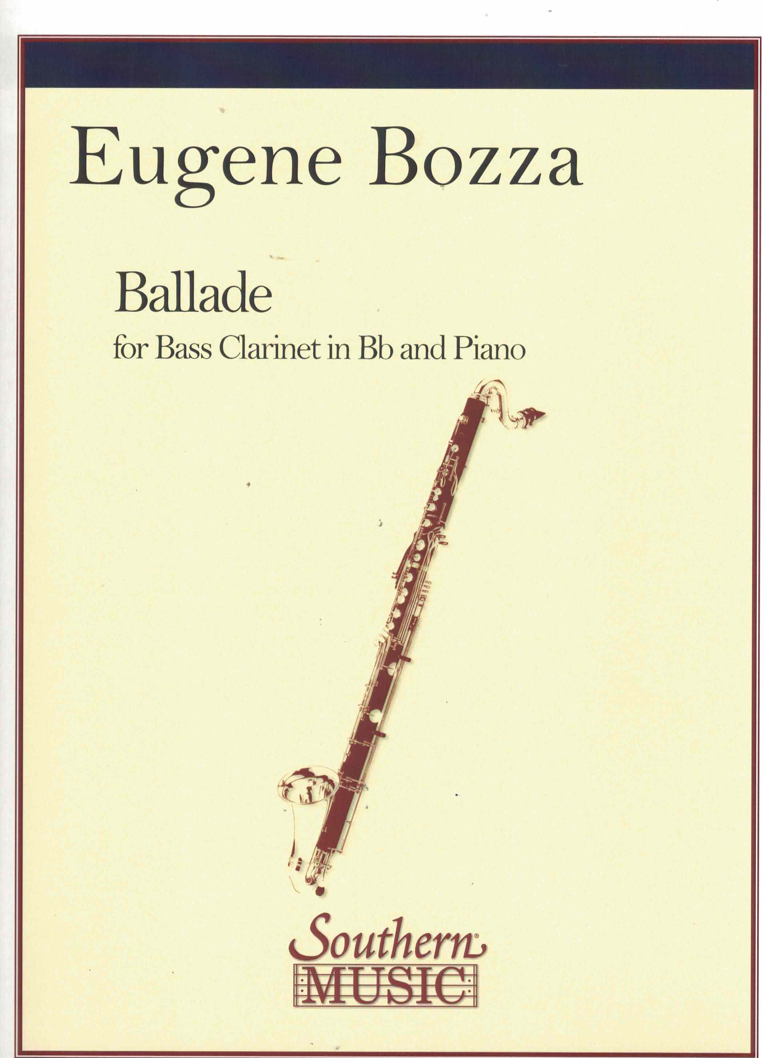 Ballade, Bozza, Bassklar Klav