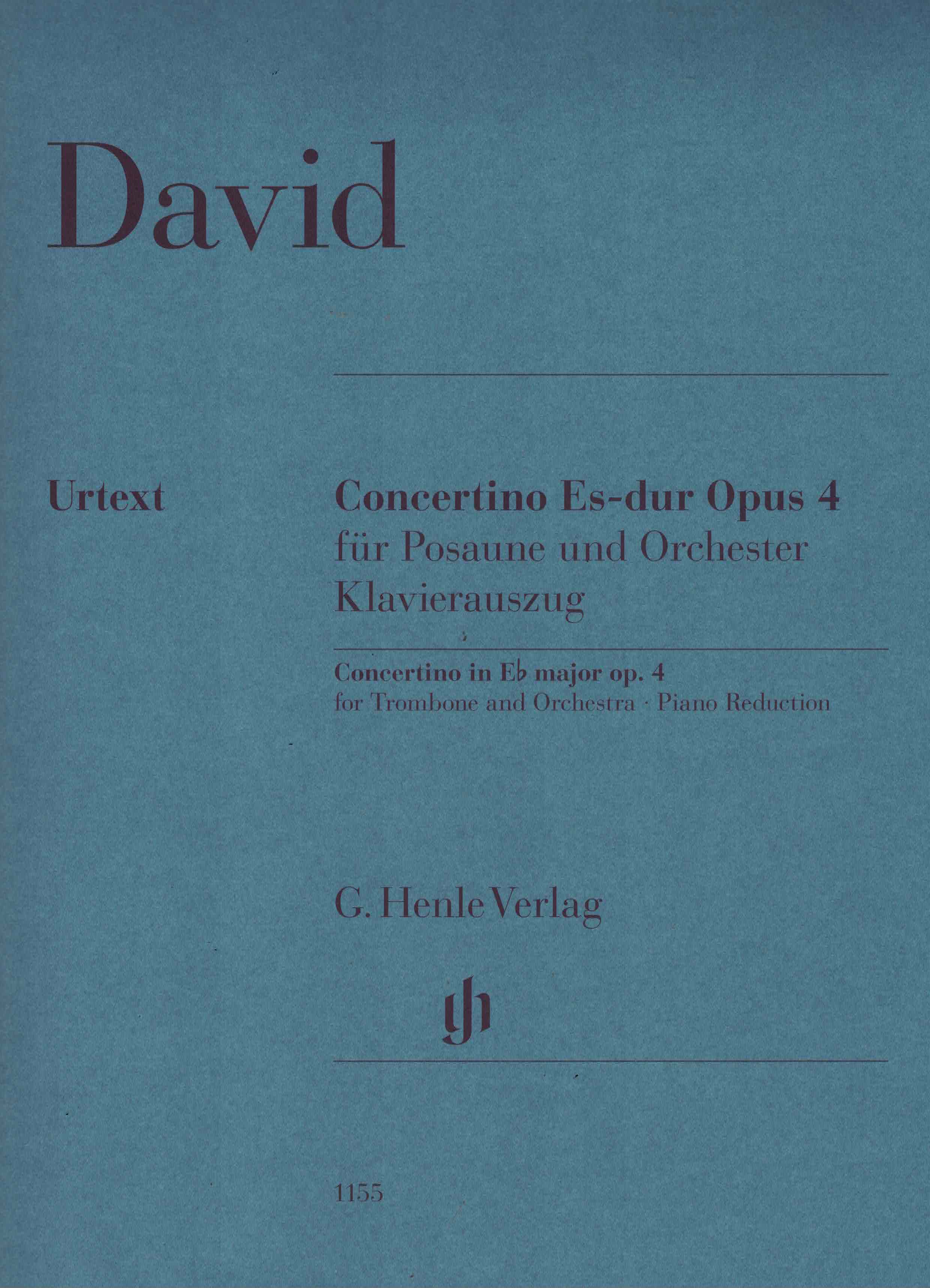Concertino Es- Dur op.4, F. David, Pos Klav