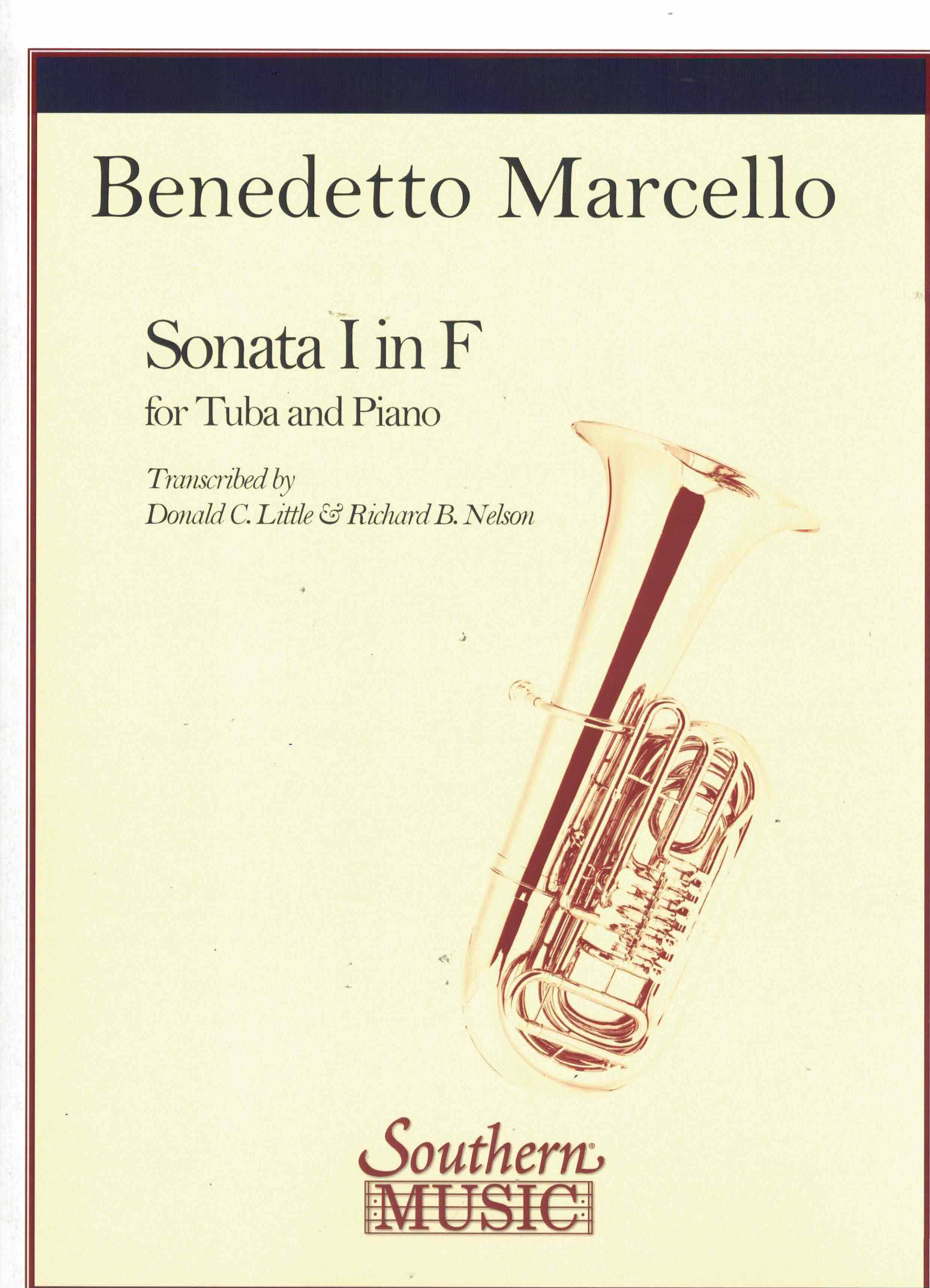 Sonata 1 in F, B. Marcello, Tuba Klav