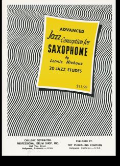 Advanced Jazz Conception - Niehaus, Saxophon CD