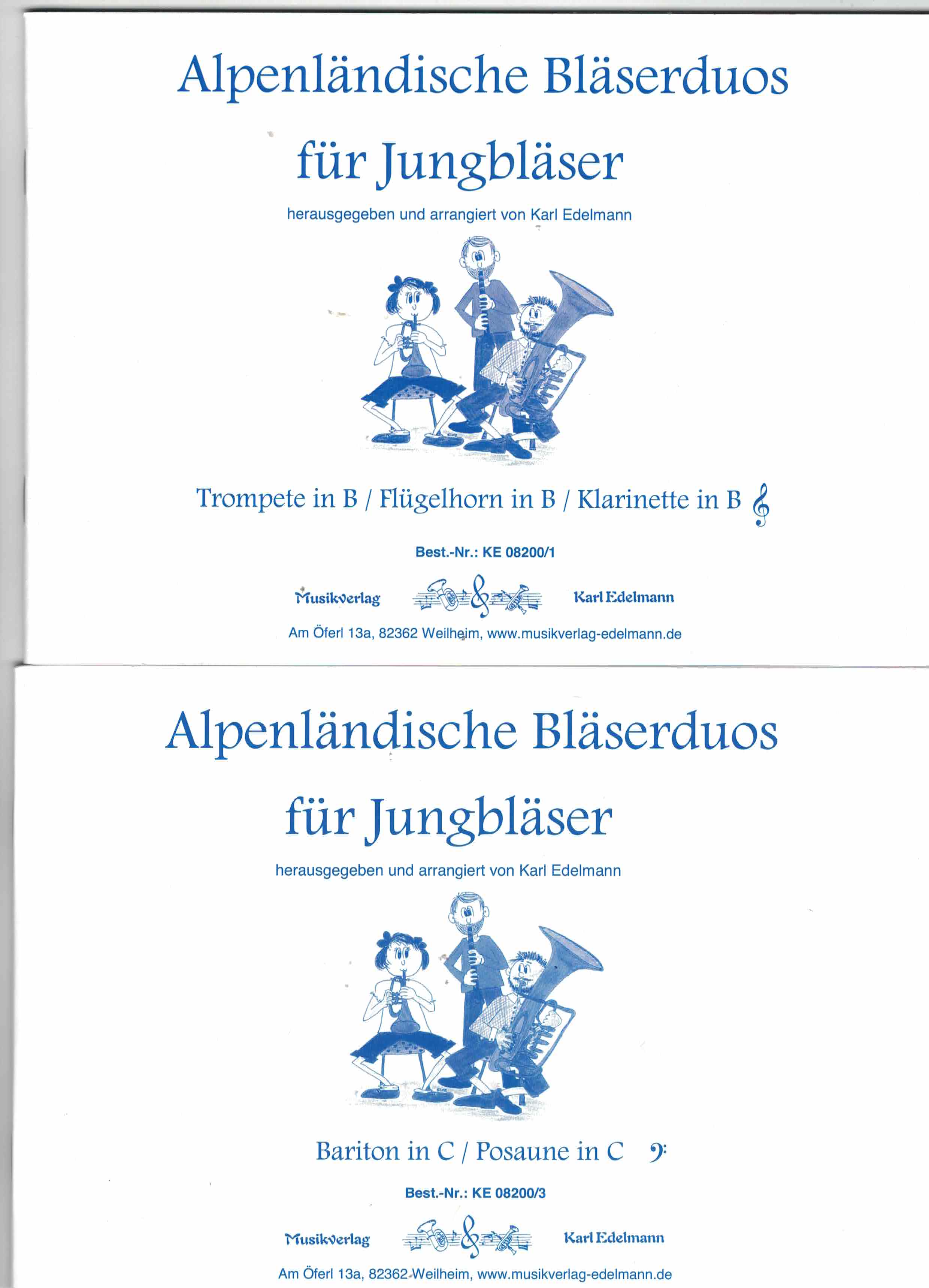 Alpenländische Bläserduos für Jungbläser, 2 Pos