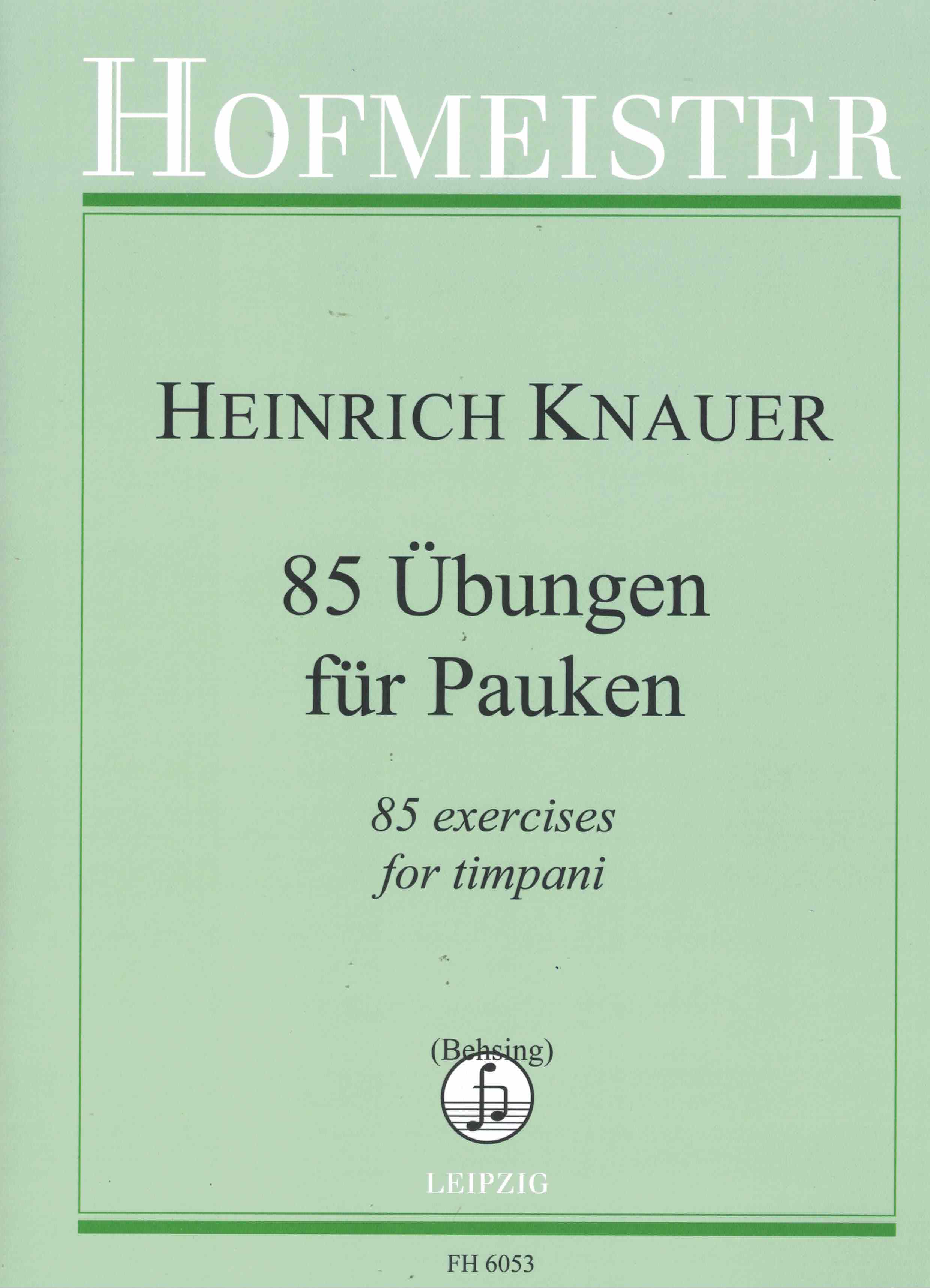 85 Übungen für Pauken - Knauer