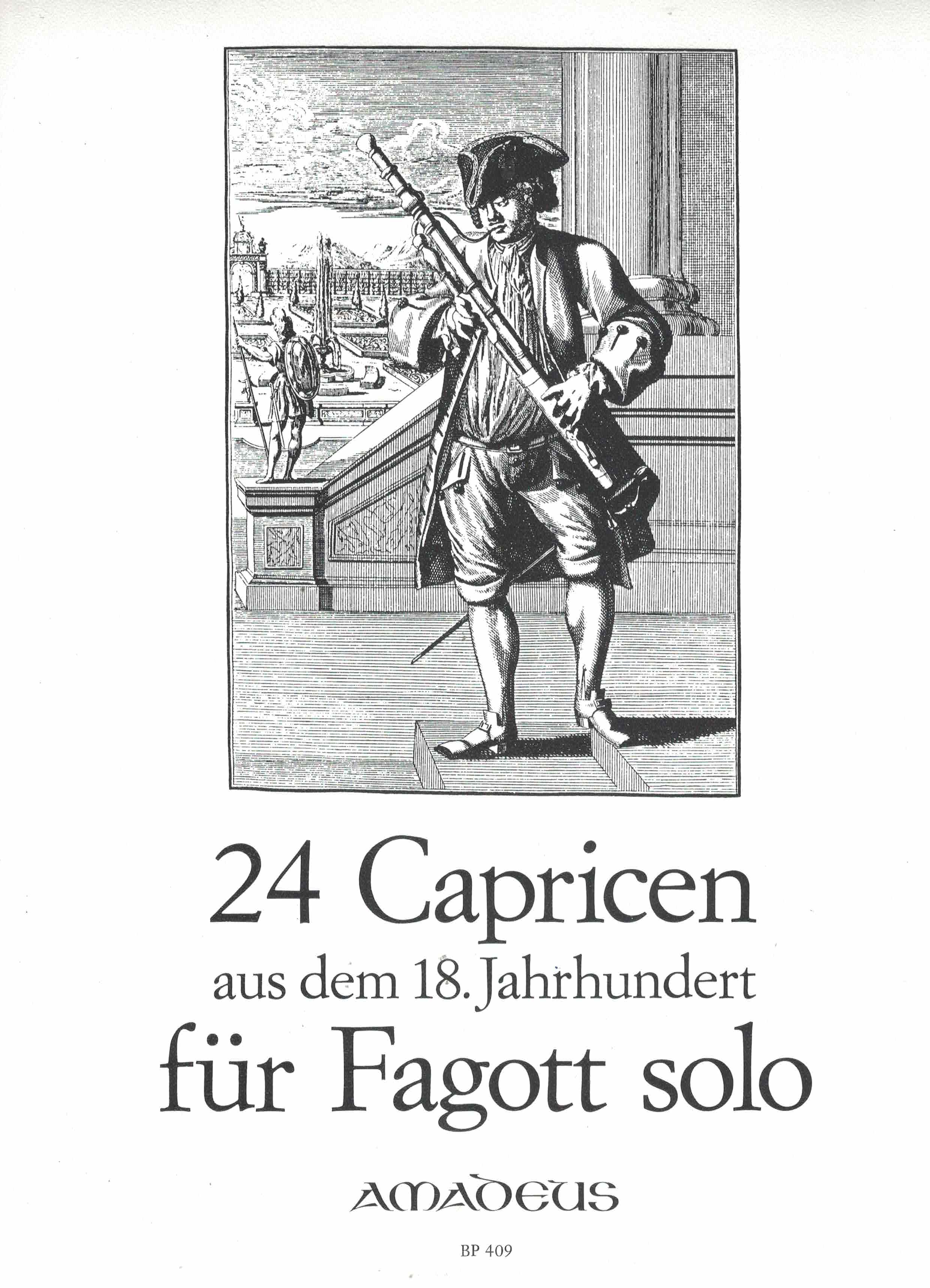 24 Capricen aus dem 18. Jahrhundert, Fagott
