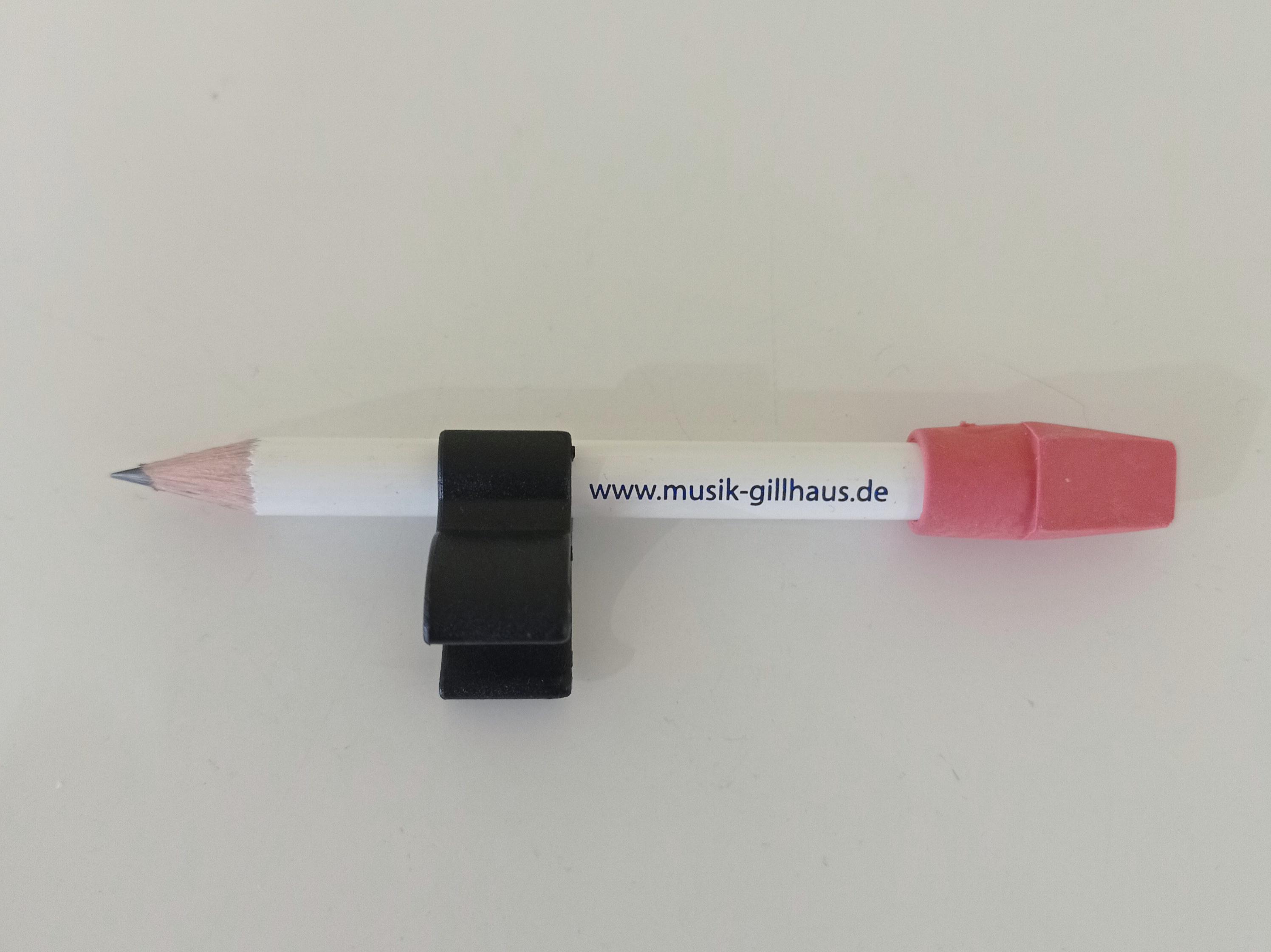 Kurzer Bleistift mit Aufsteckradierer und Clip Mod. Gillhaus