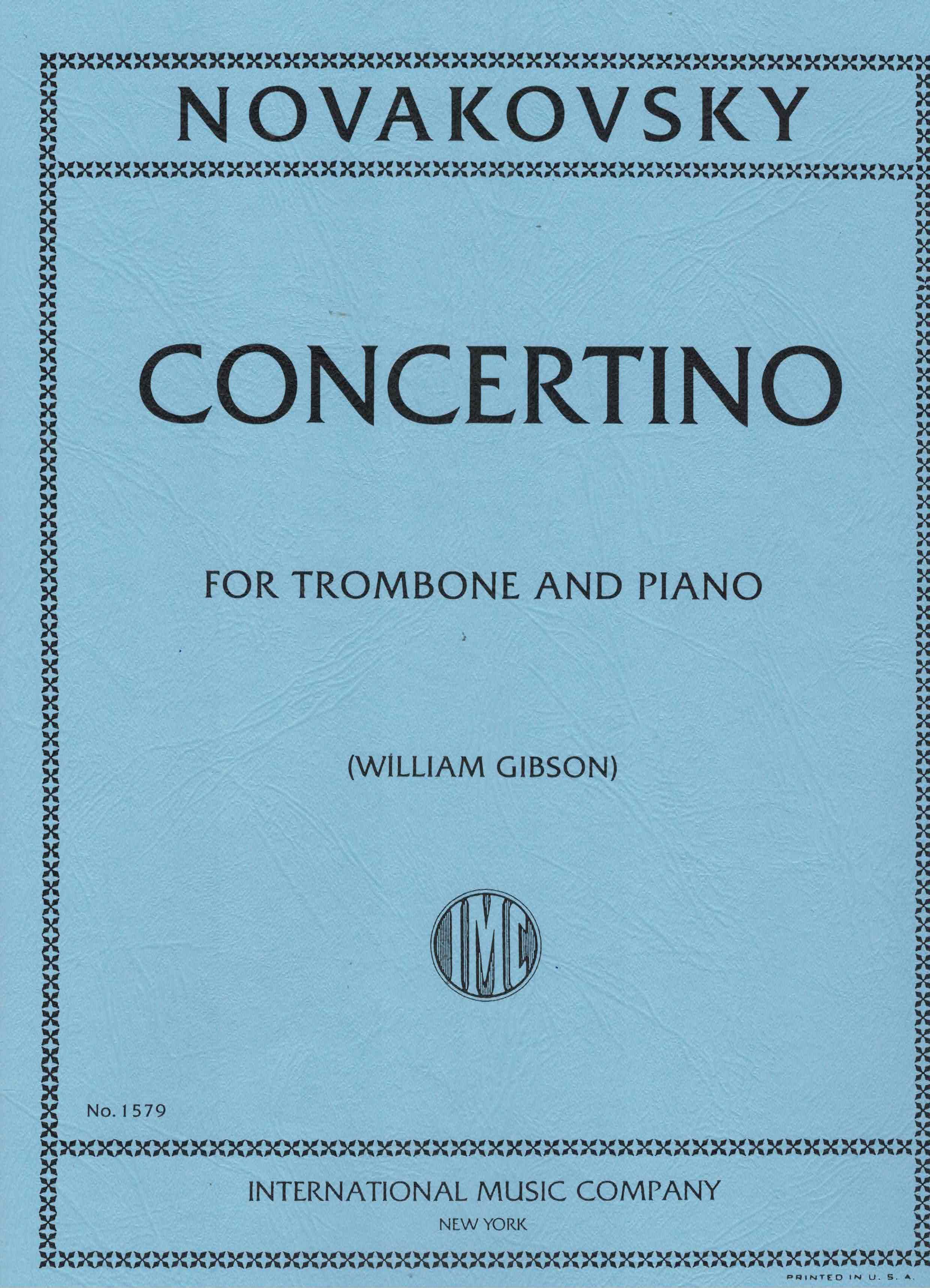 Concertino As-Dur - Novakovsky, Posaune/Klavier