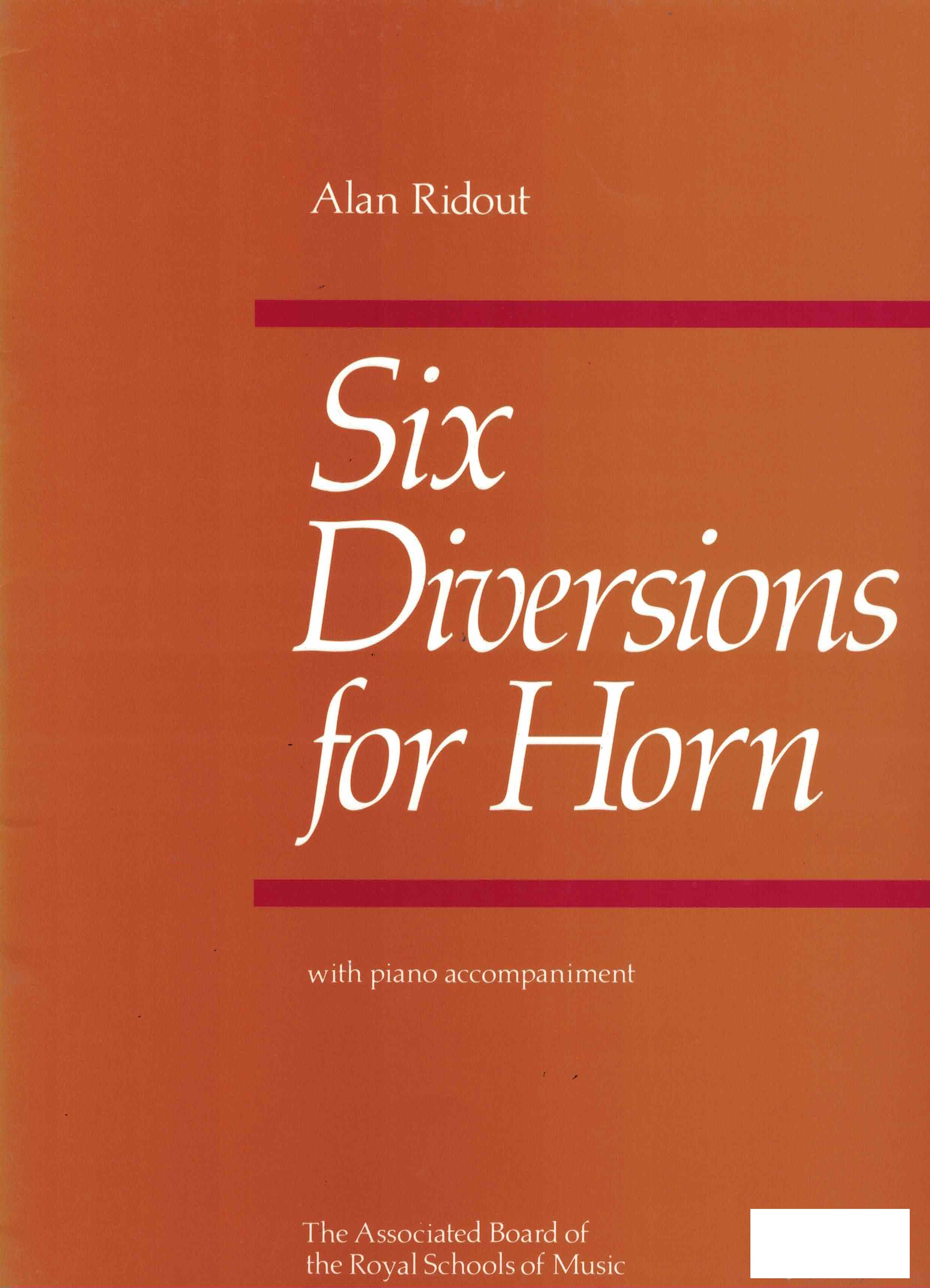 6 Diversions - Ridout, Horn/Klavier