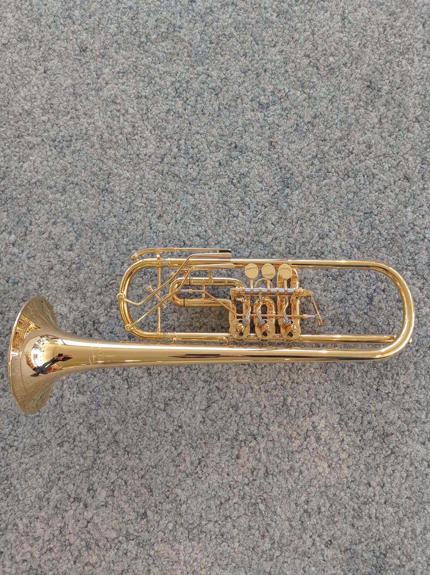 B Drehventiltrompete Ricco Kühn T053/BX GM gebr.
