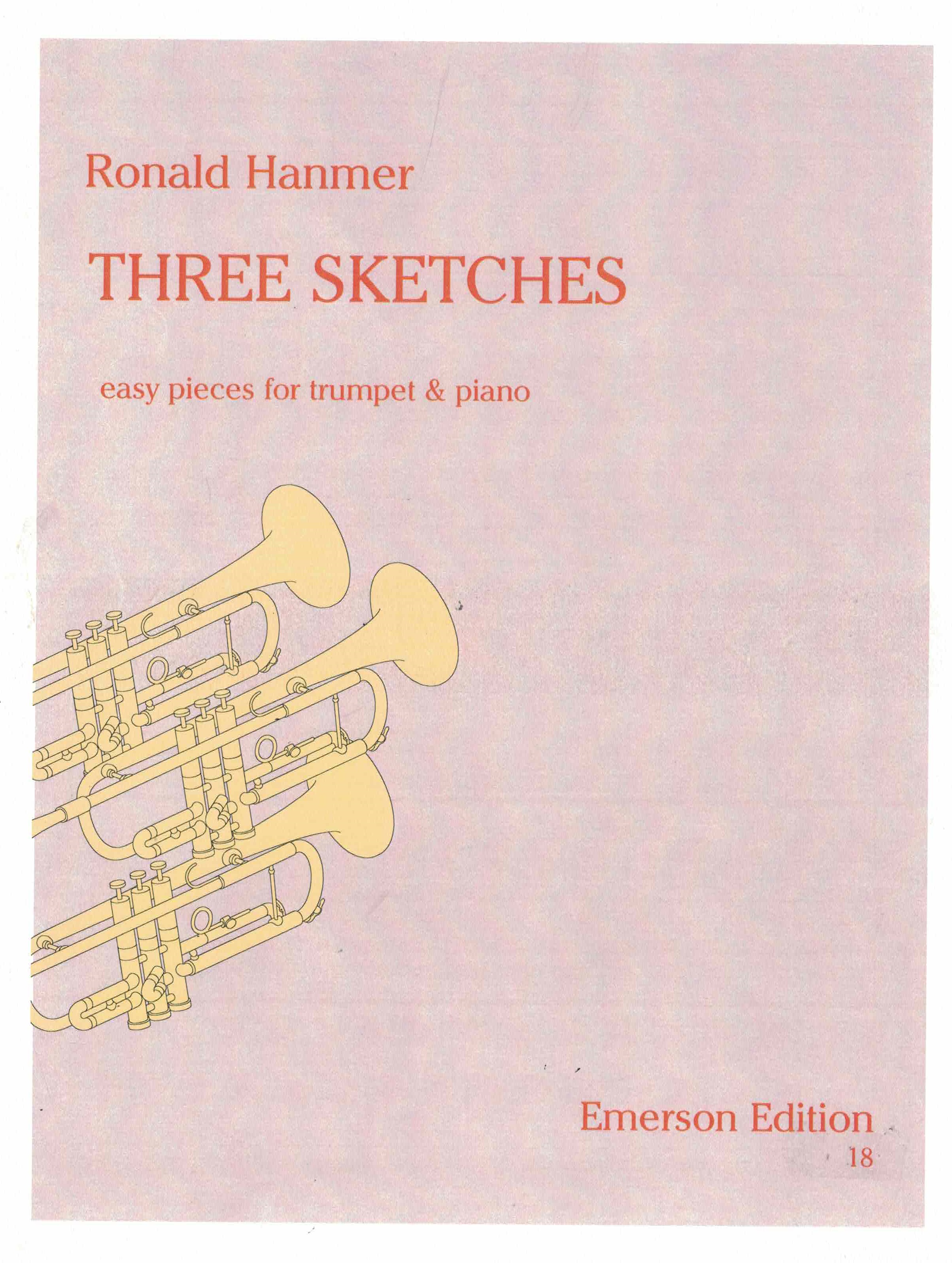 3 Sketches - Hanmer, Trompete/Klavier
