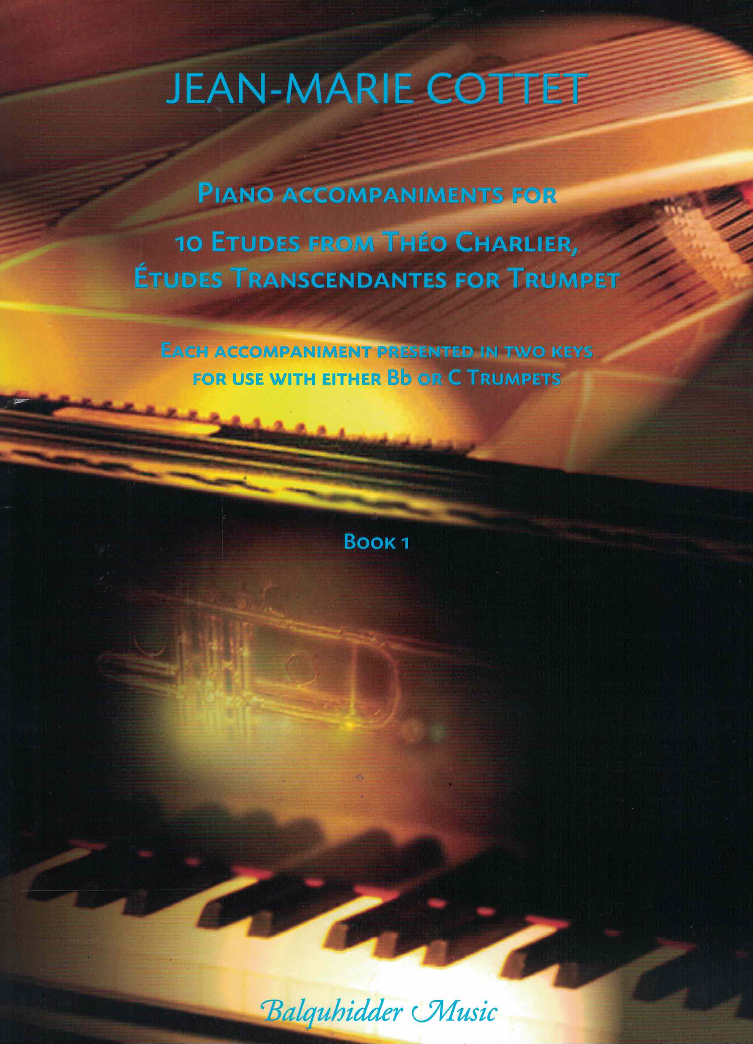 10 Etudes from Charlier, etudes Transcendantes, Cottet, Klav Begl