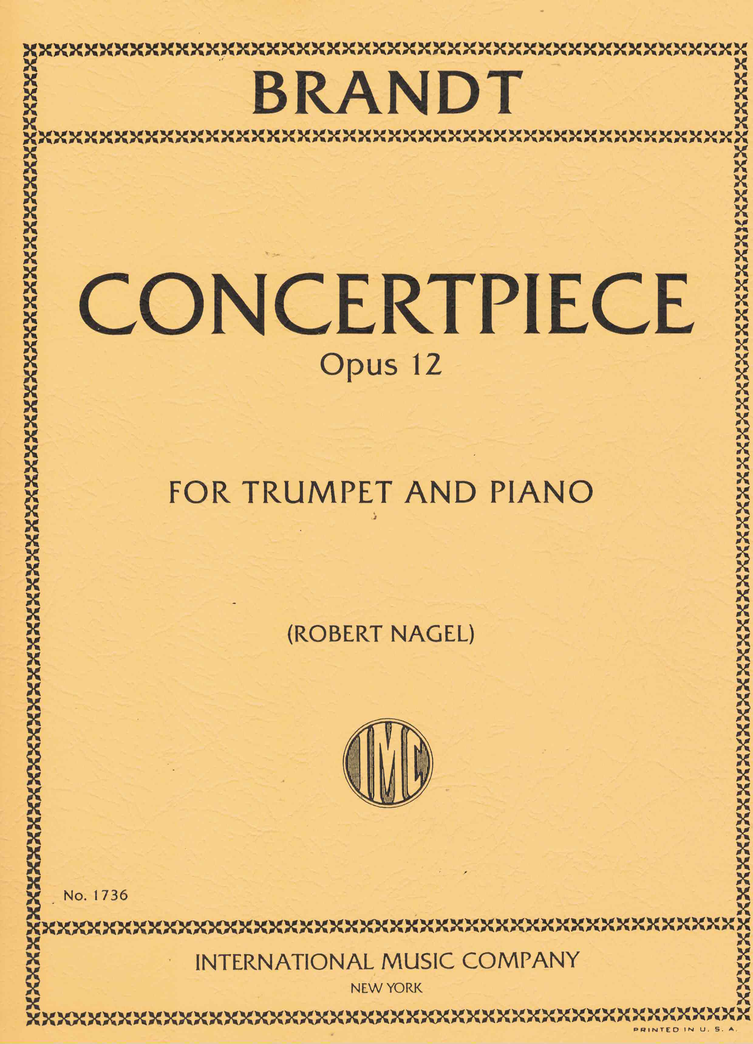 Concert Piece op.12, Brandt, Trp Klav