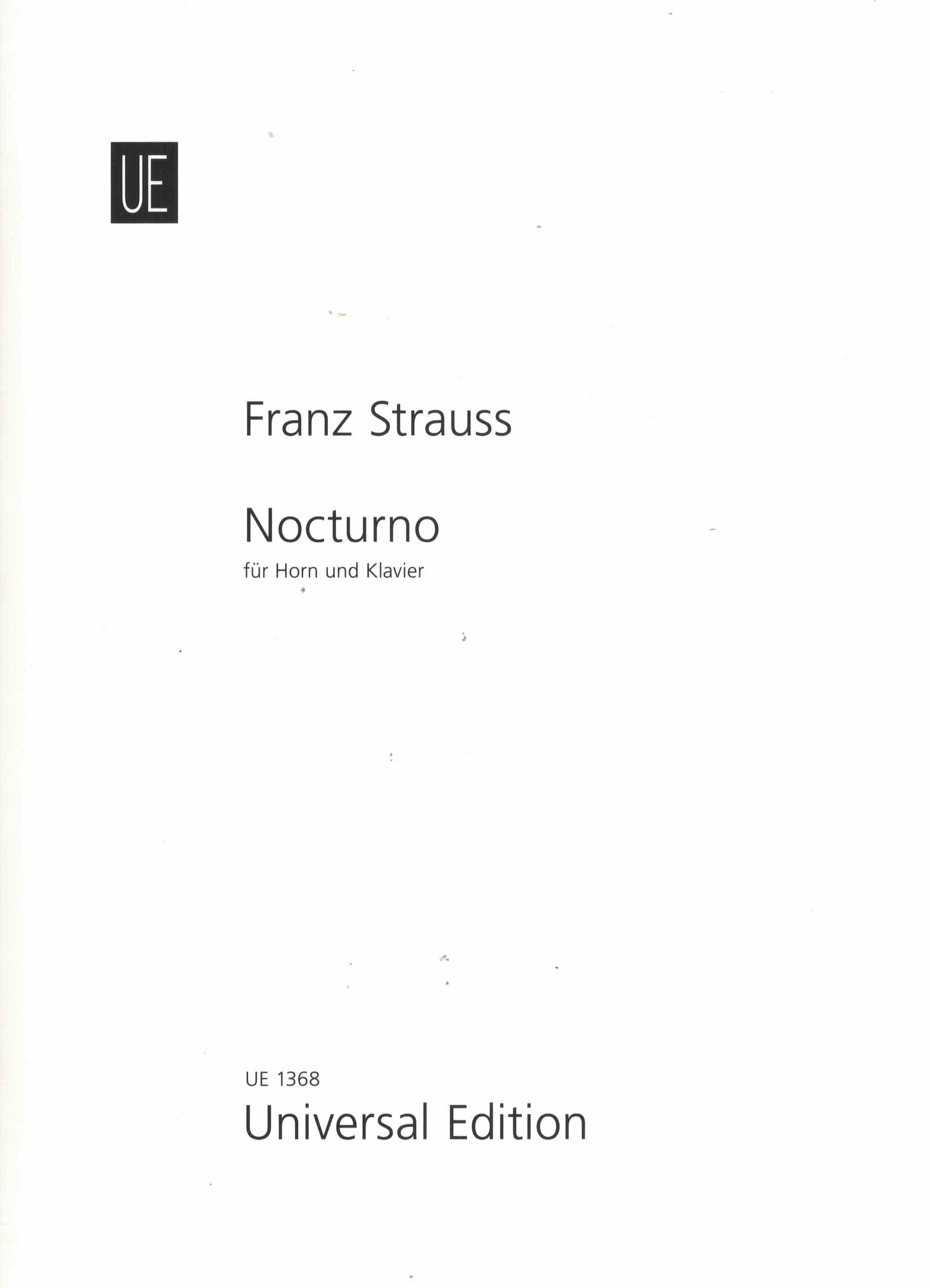 Nocturno op 7- Strauss, Horn/Klavier