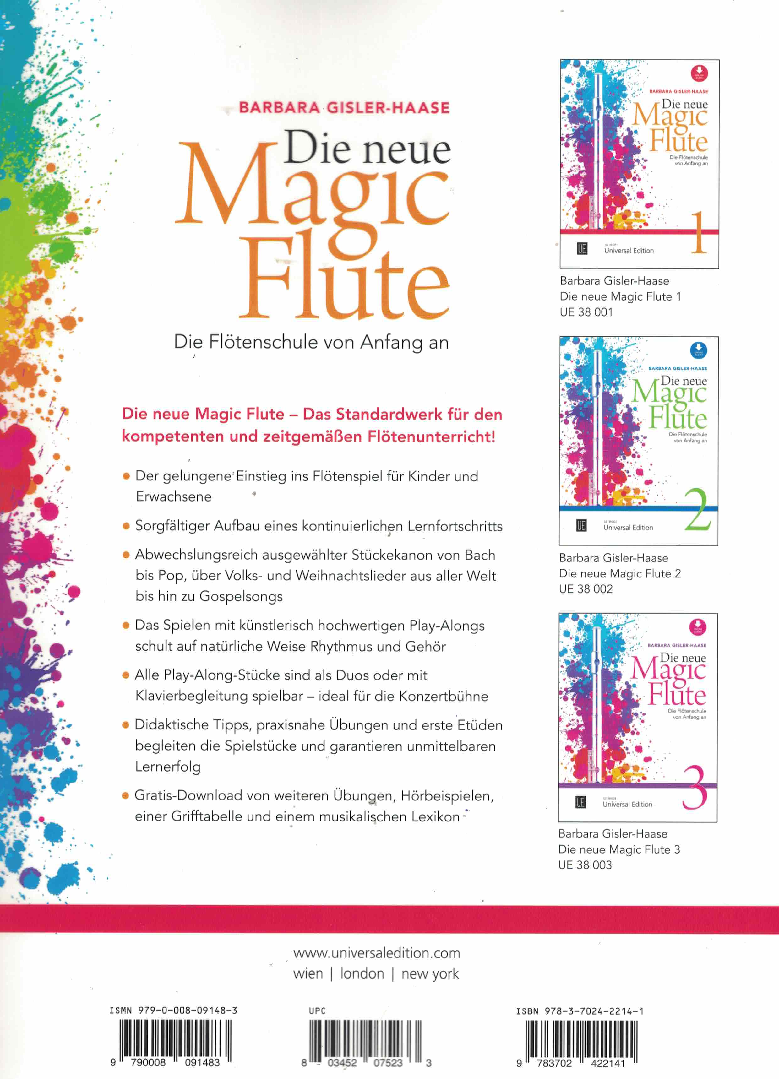 Die neue Magic Flute 1, B. Gisler- Haase, Ausgabe 2024