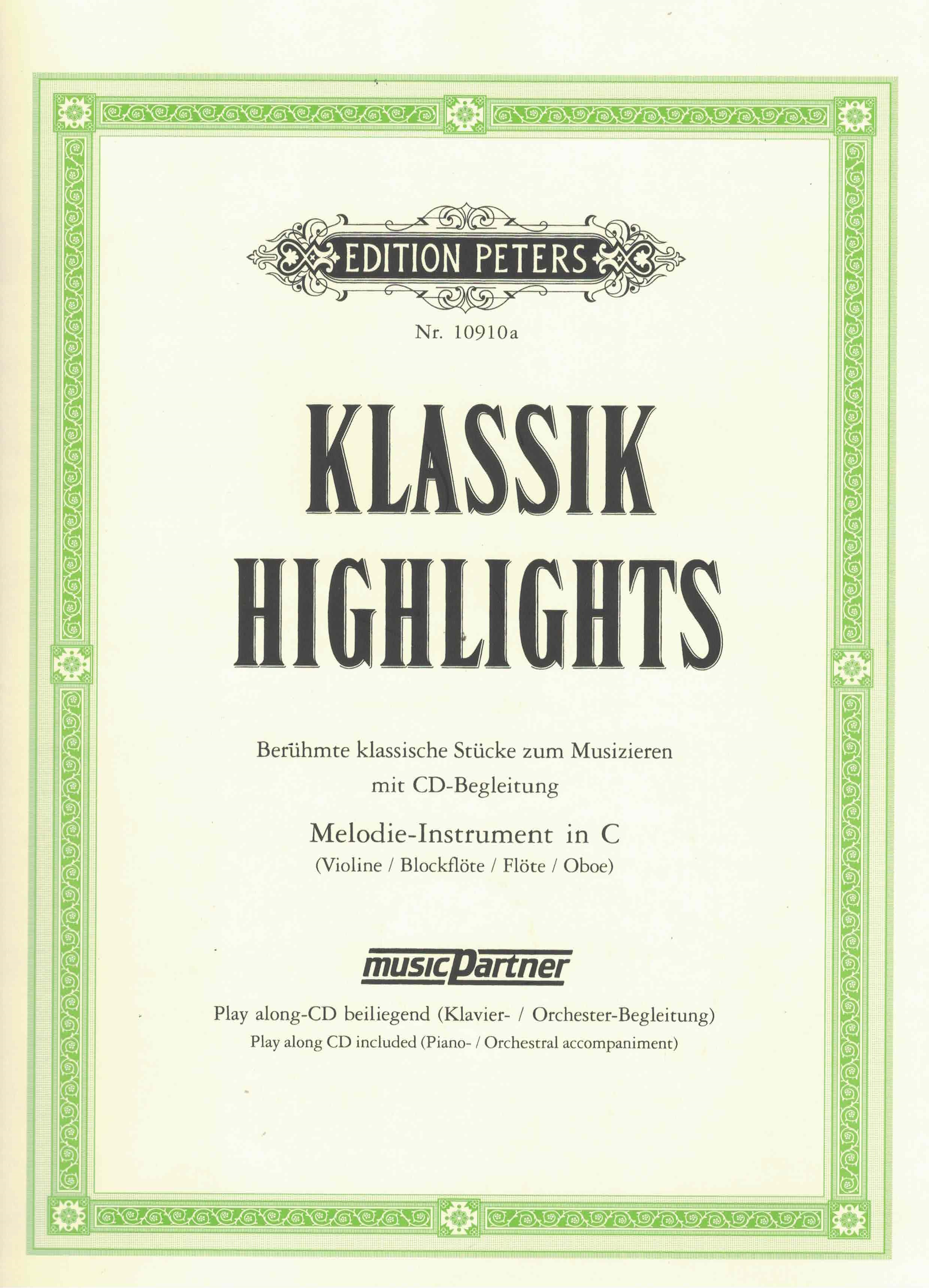 Klassik Highlights - Querflöte CD