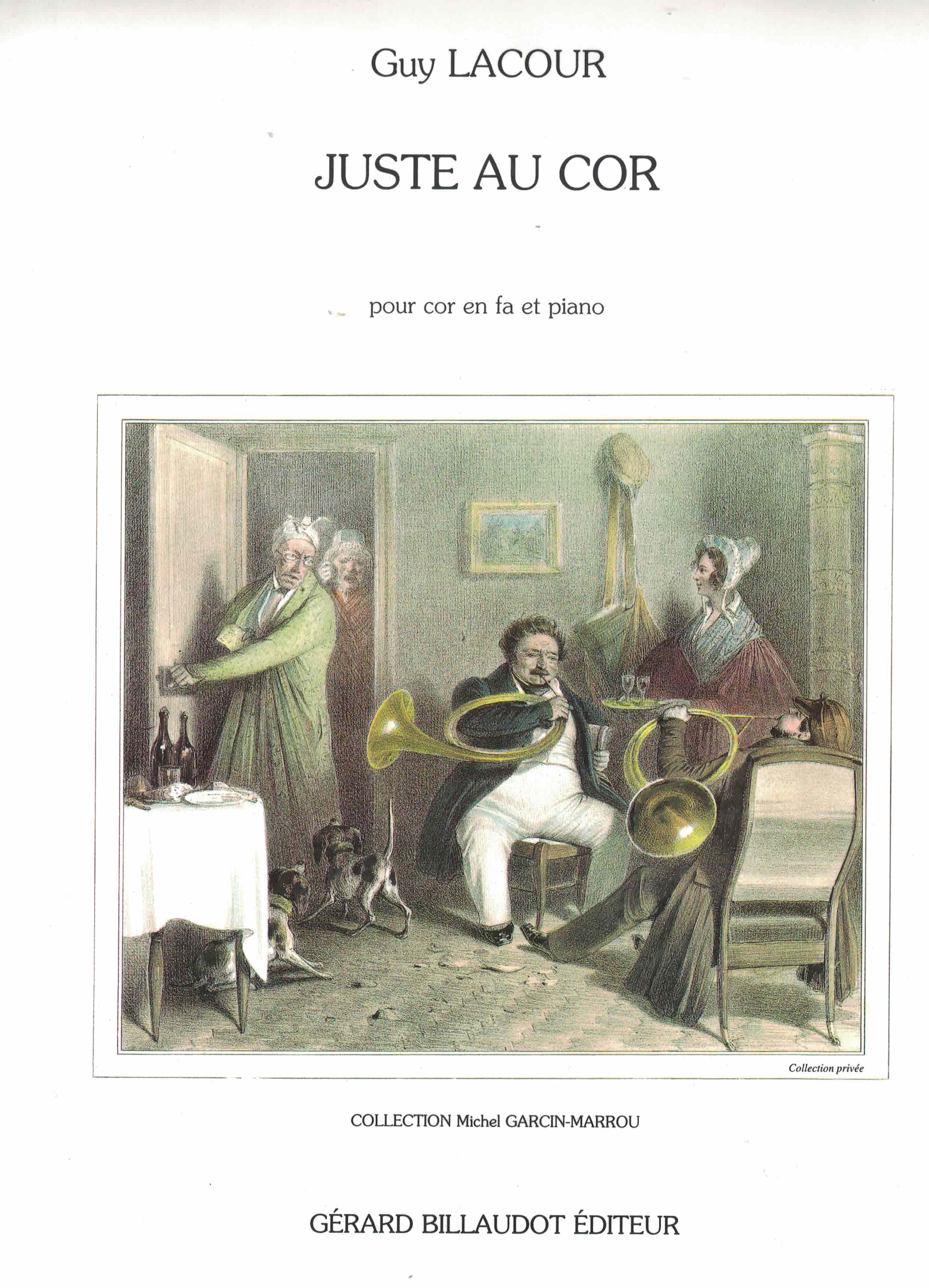 Juste au Cor - Lacour, Horn/Klavier