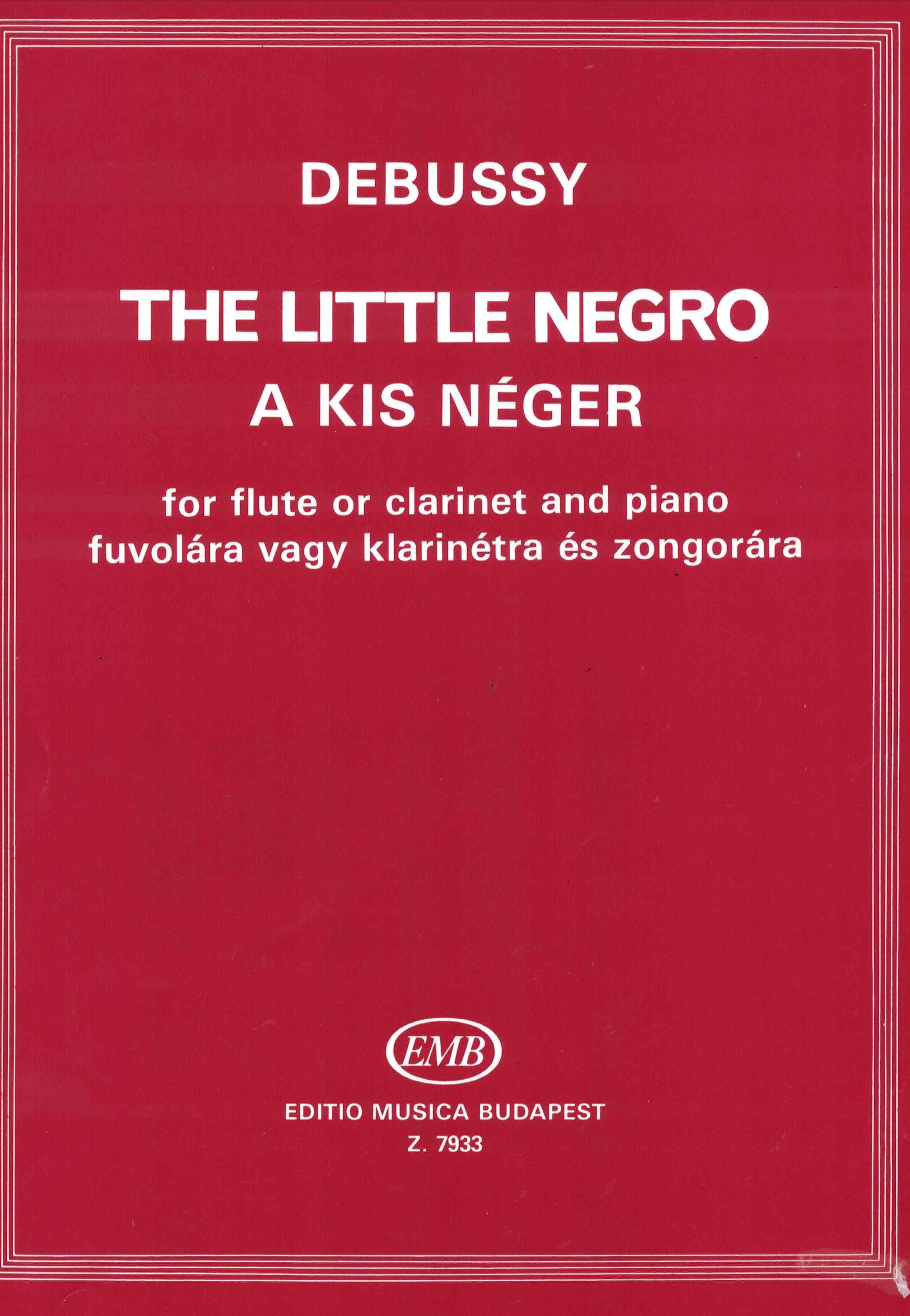 Le Petit Negre- Debussy, Querflöte/Klavier