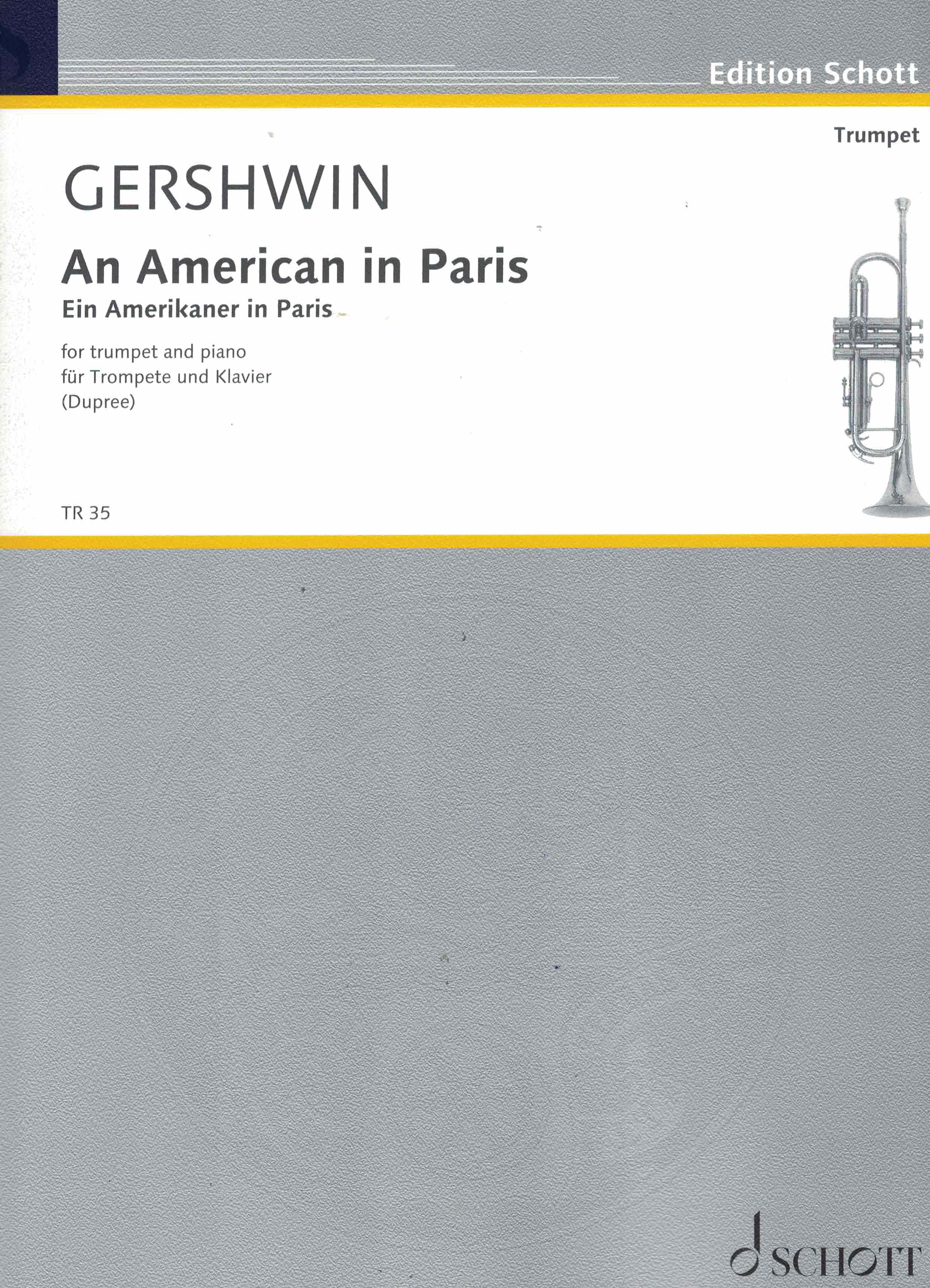 An American in Paris, Gershwin, Trp Klav