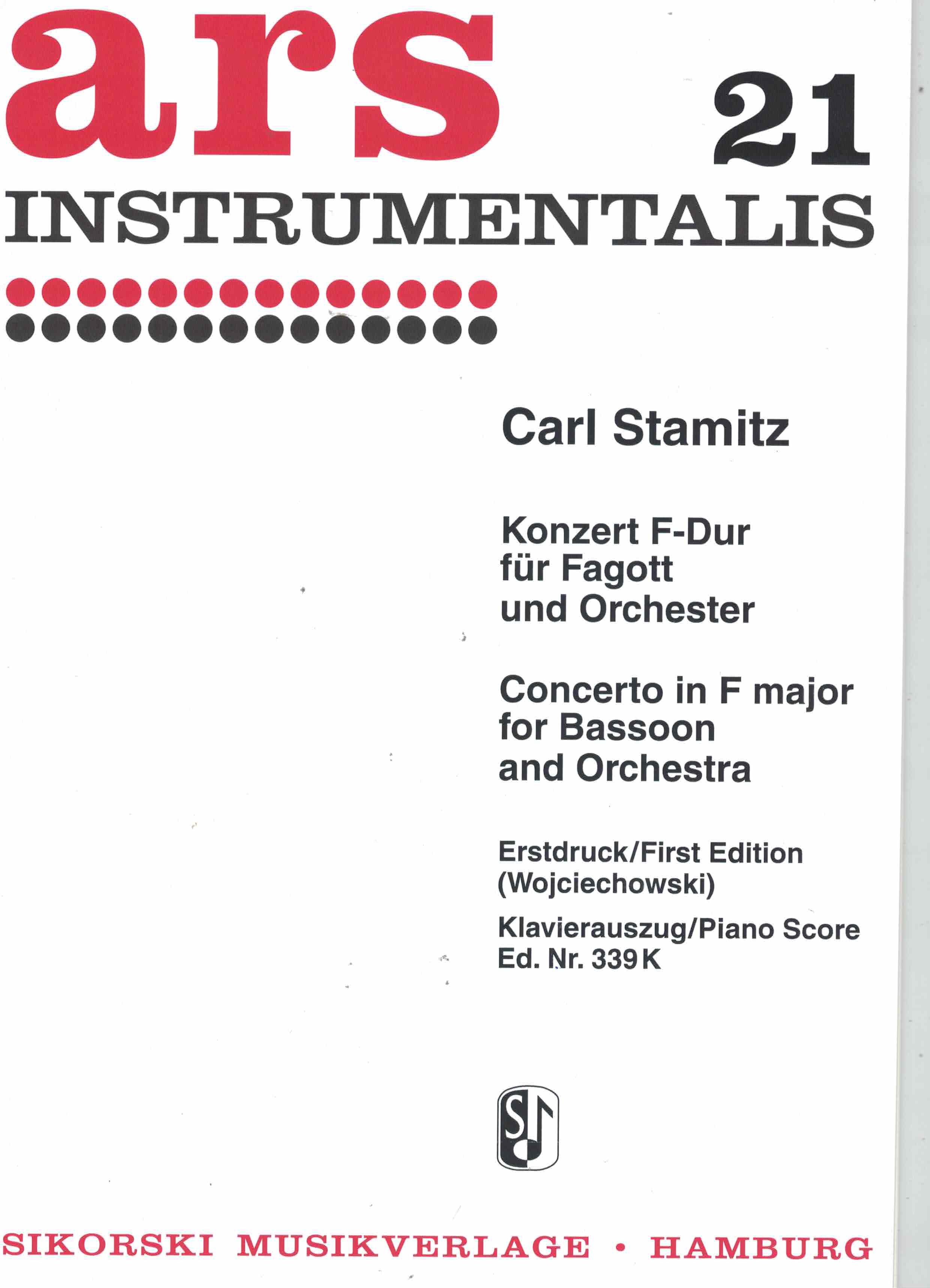Konzert F-Dur - Carl Stamitz Fagott/Kv