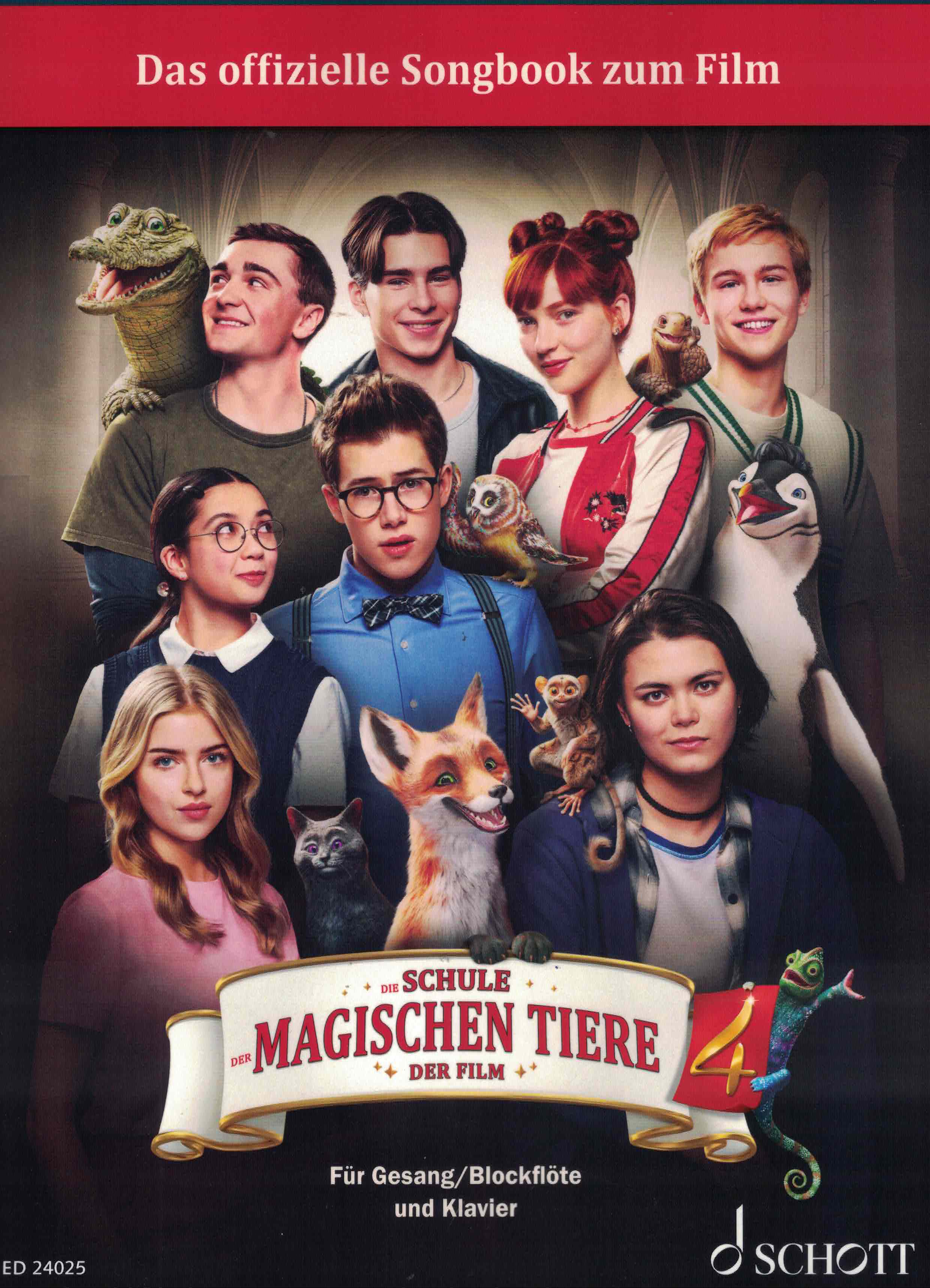 Schule der magischen Tiere 4, Songbook