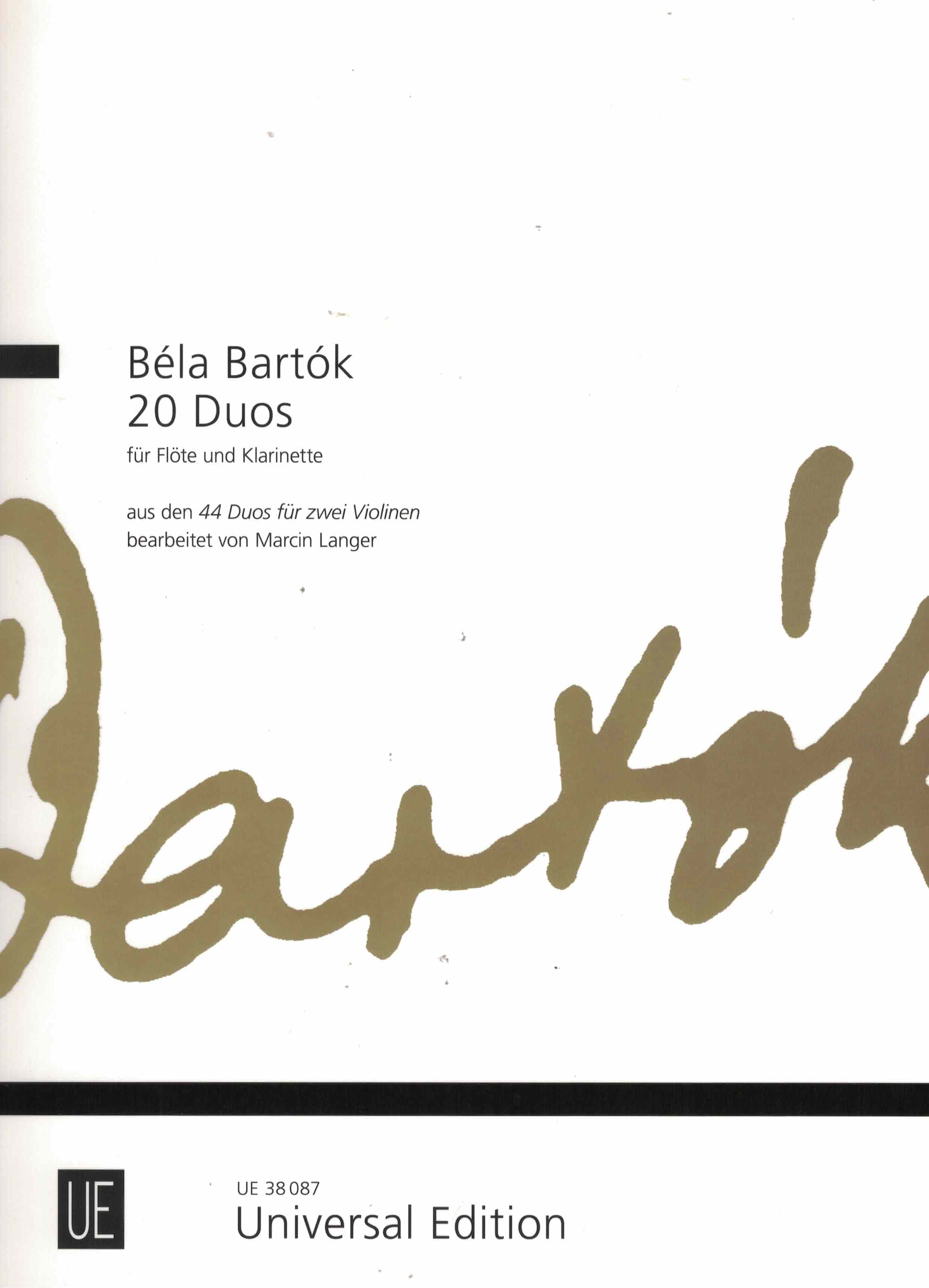 20 Duos, Bartok, Fl Klar