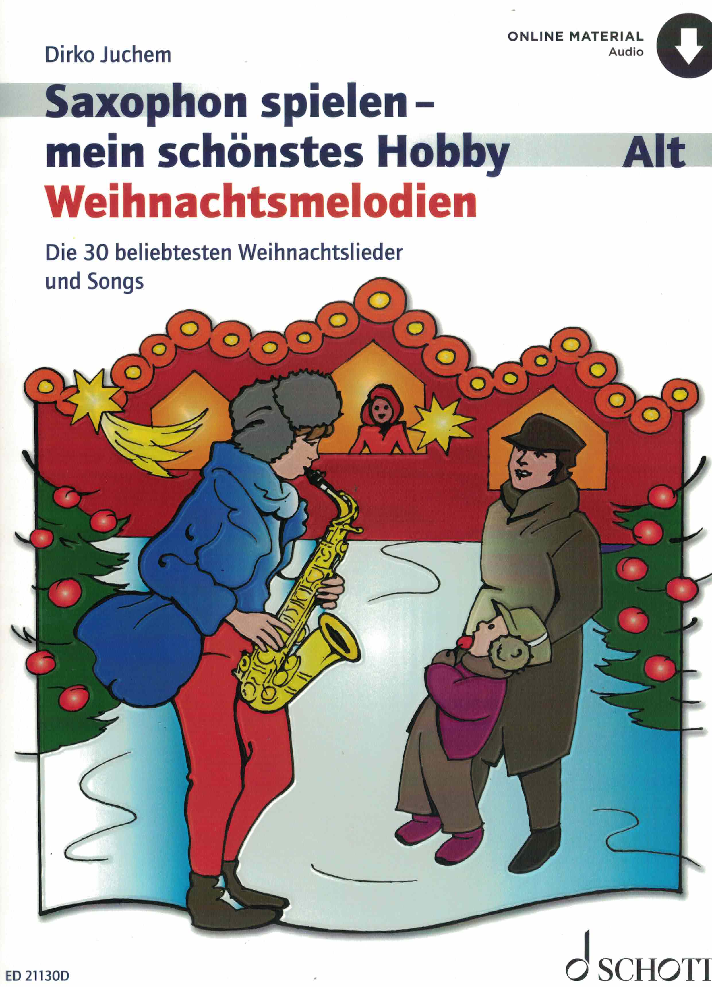 Weihnachtsmelodien - Altsaxophon Klav online material