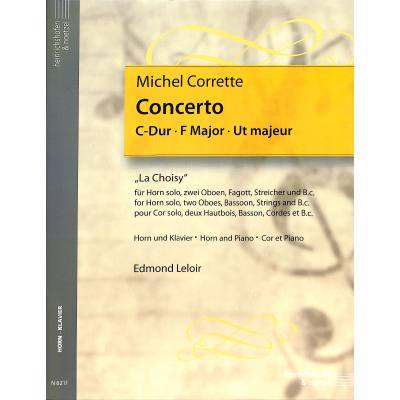Concerto C-Dur la choisy, Corrette, Hrn Klav